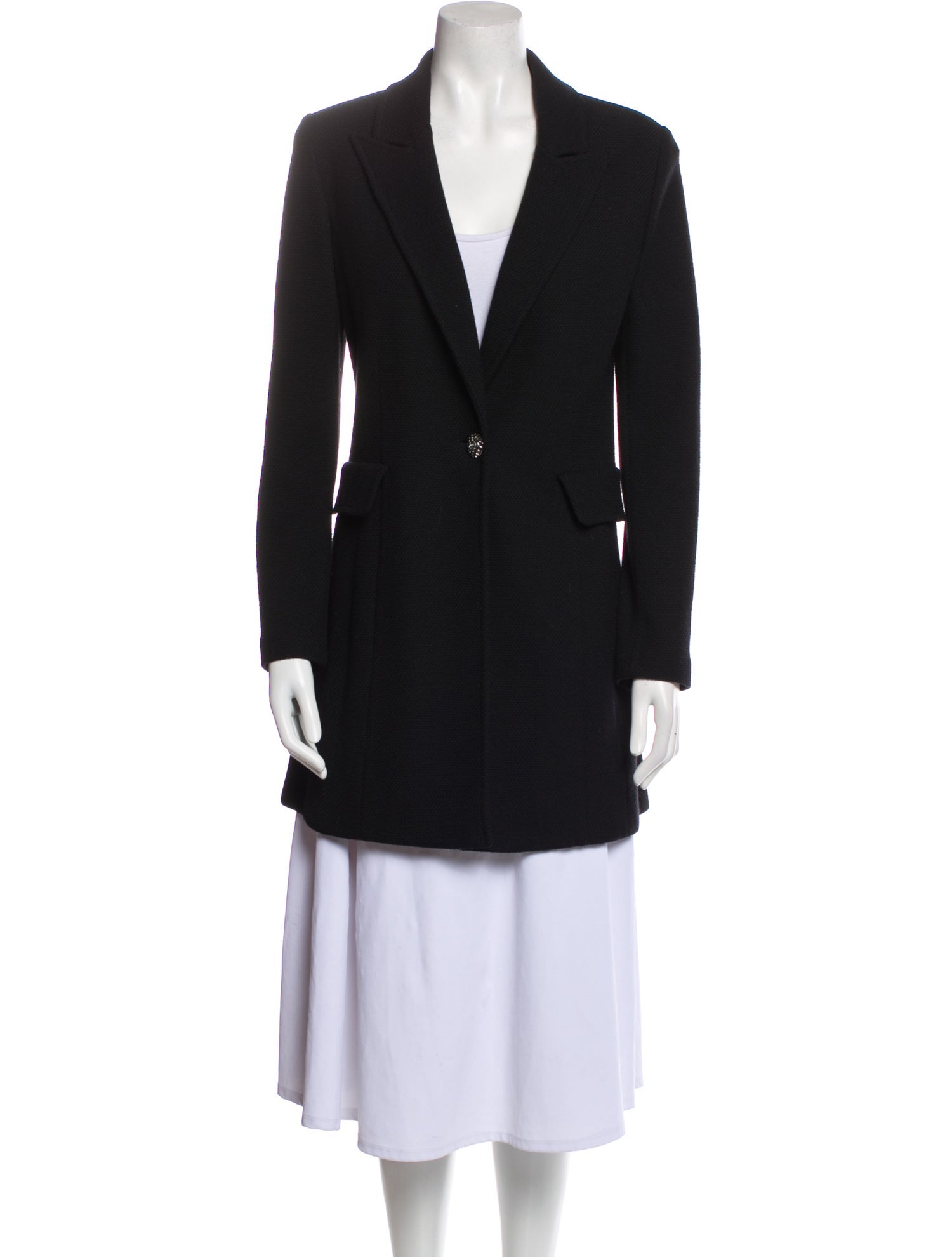 St. John Caviar Wool Blazer