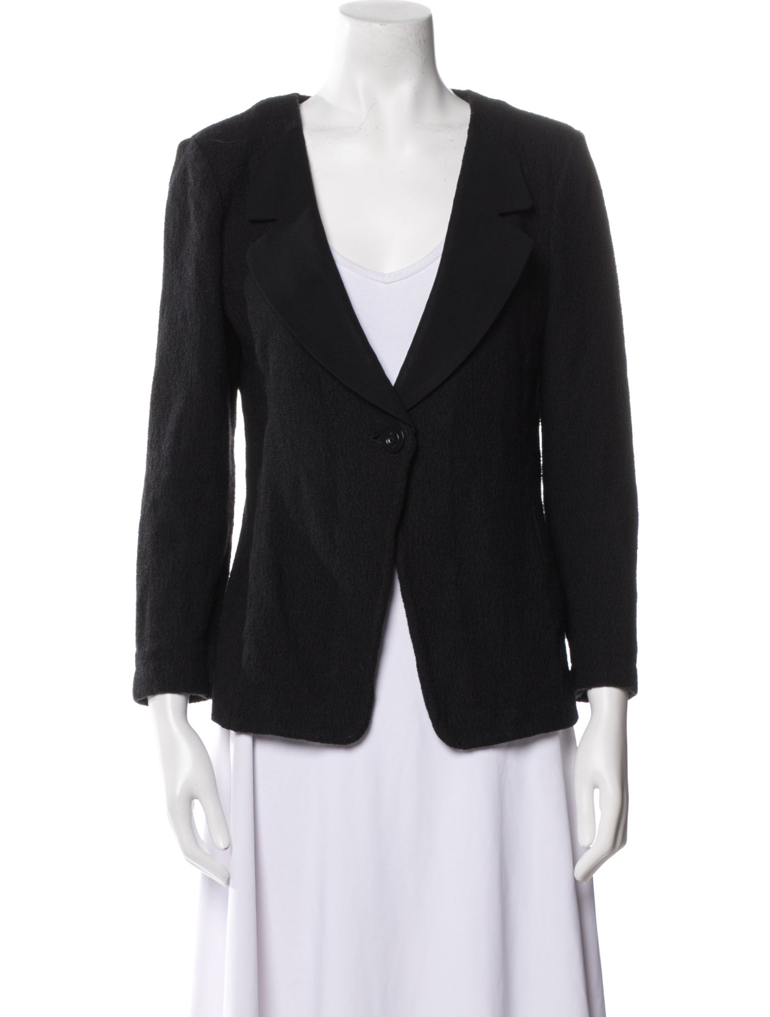 St. John Caviar Wool Blazer