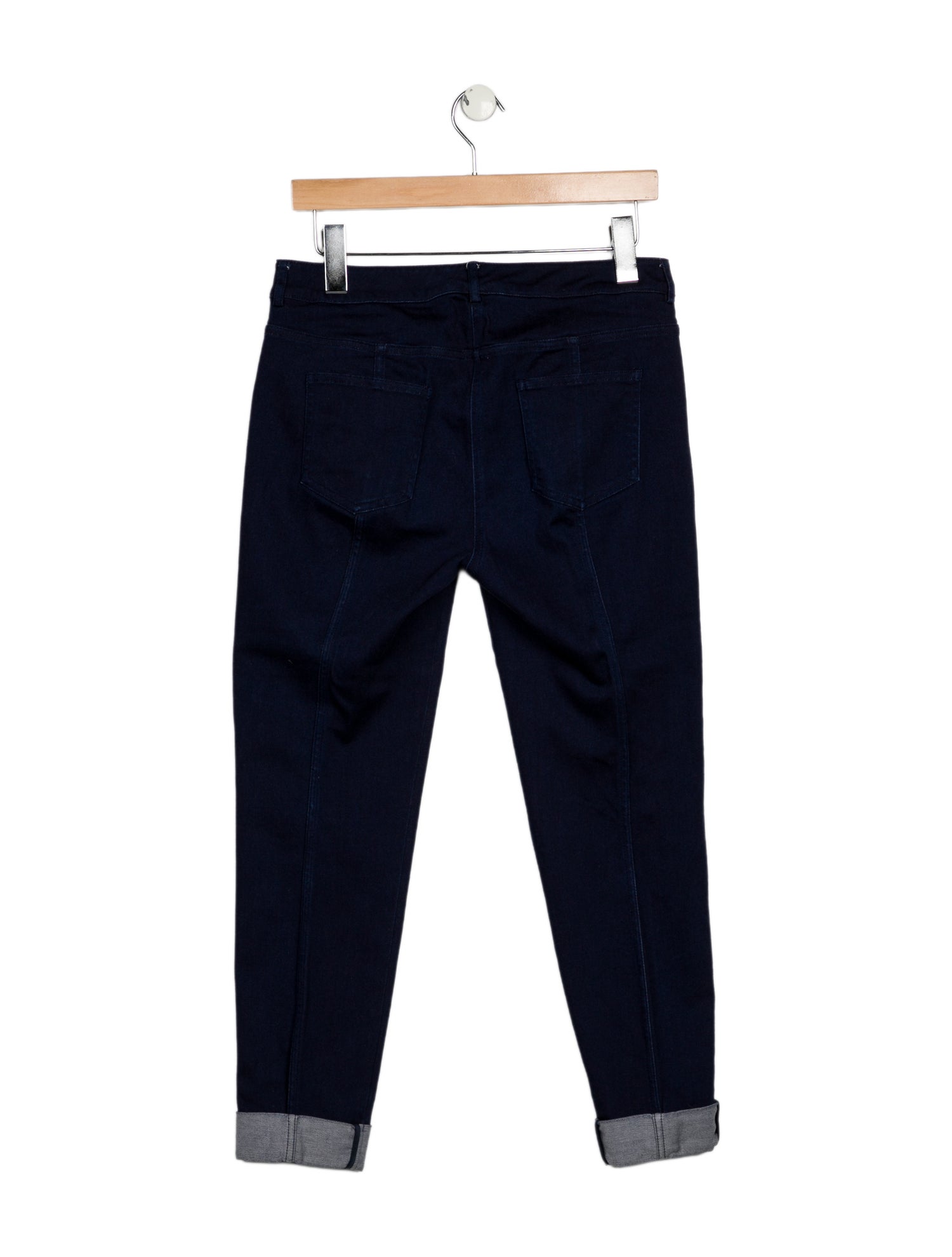 St. John Caviar Mid-Rise Skinny Leg Jeans