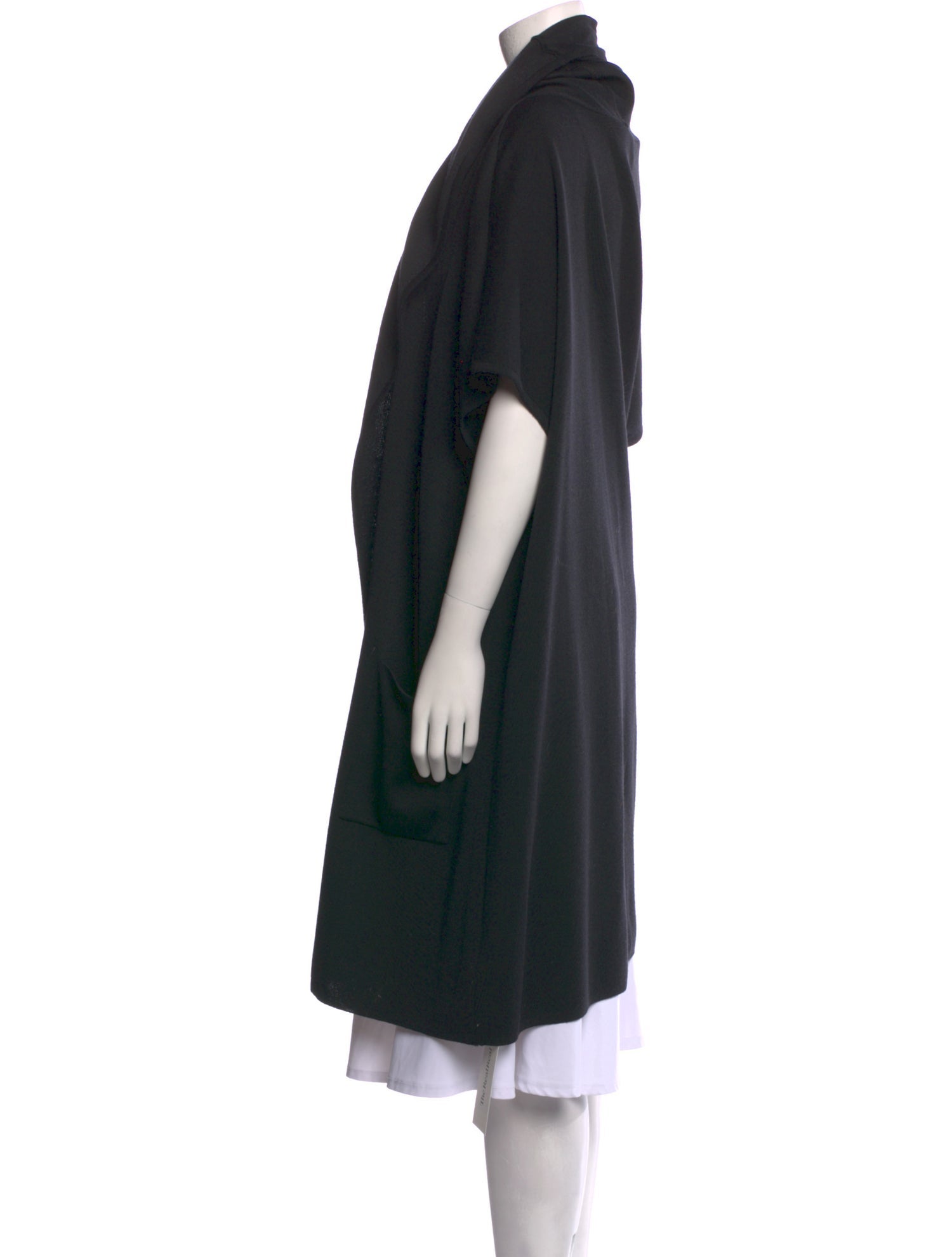 St. John Caviar Wool V-Neck Sweater