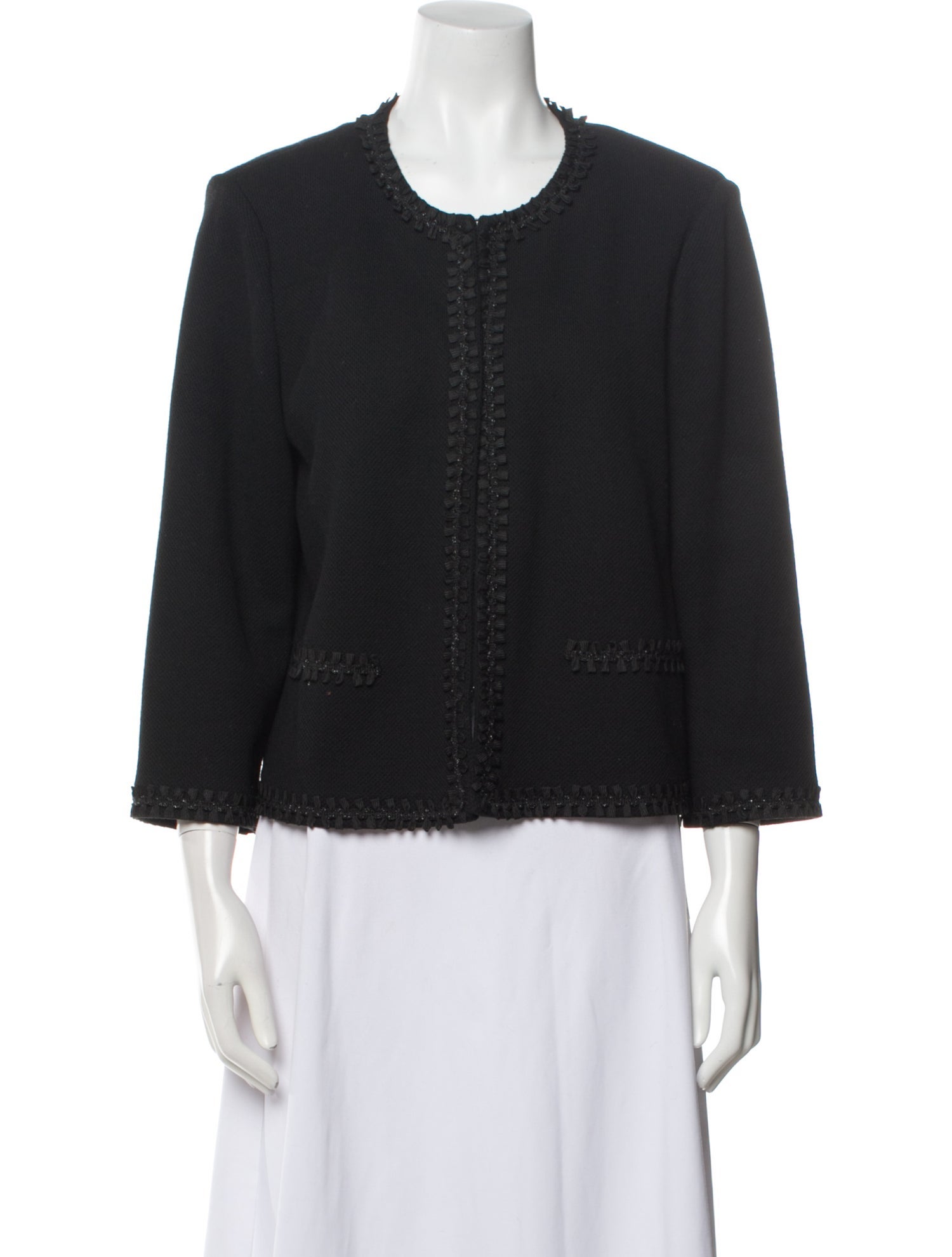 St. John Caviar Wool Evening Jacket