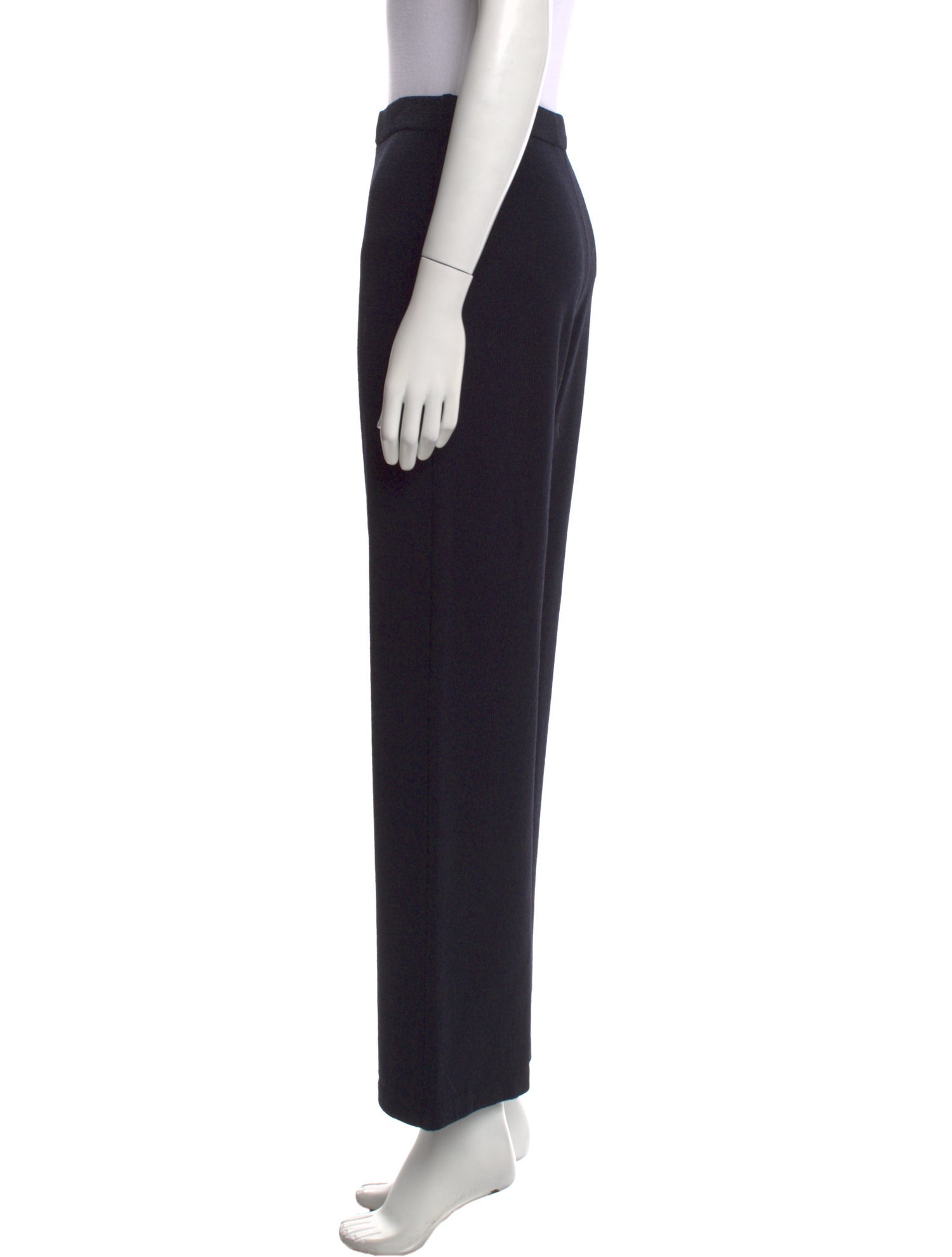 St. John Caviar Wide Leg Pants