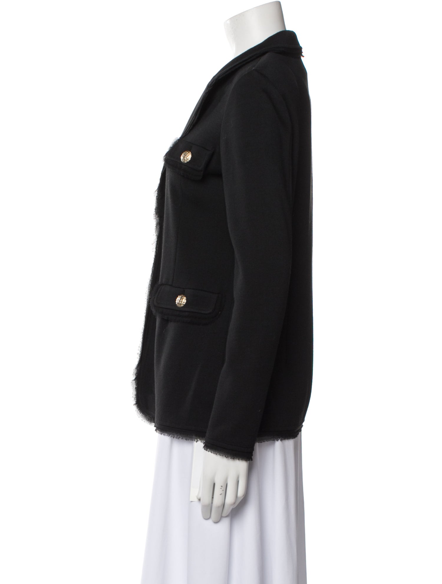 St. John Caviar Wool Blazer