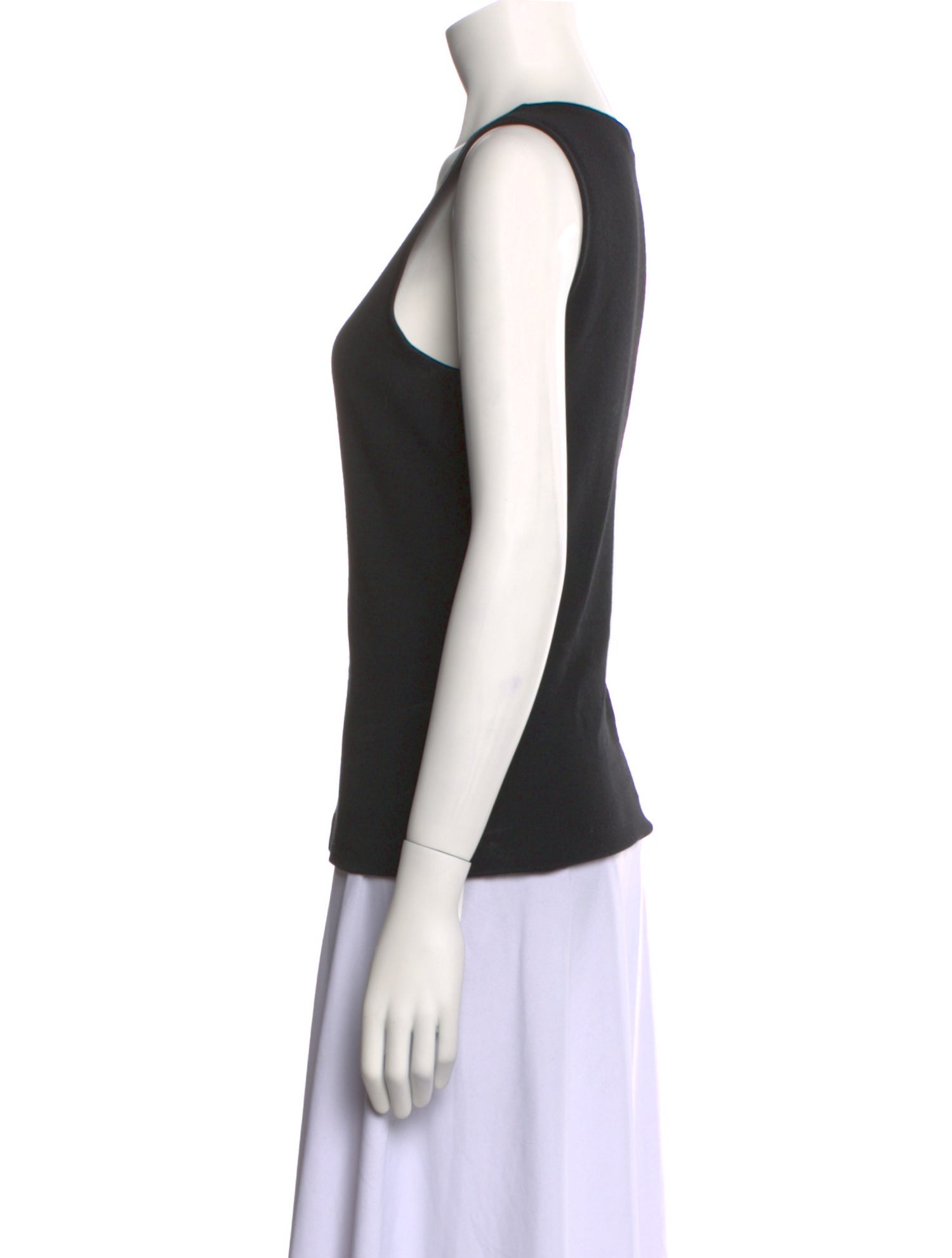 St. John Caviar Scoop Neck Sweater