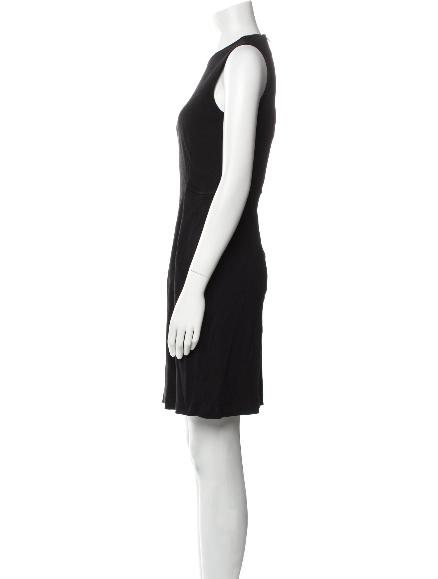 St. John Caviar Crew Neck Long Dress