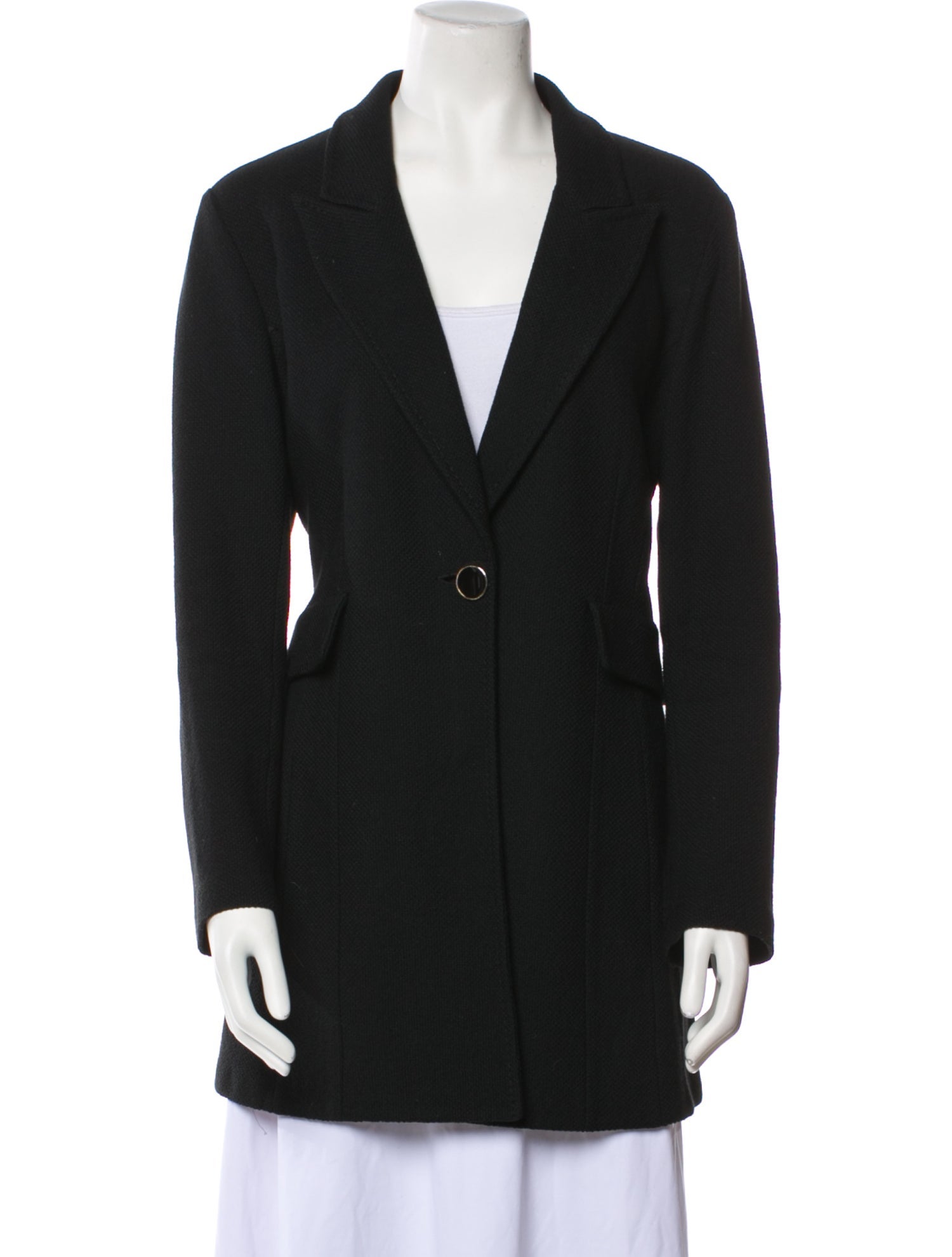 St. John Caviar Wool Blazer