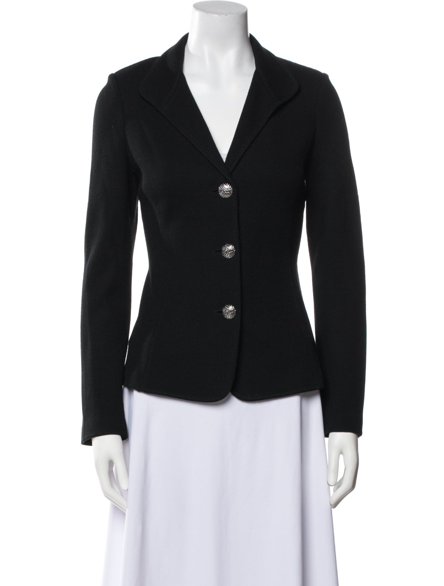 St. John Caviar Wool Blazer