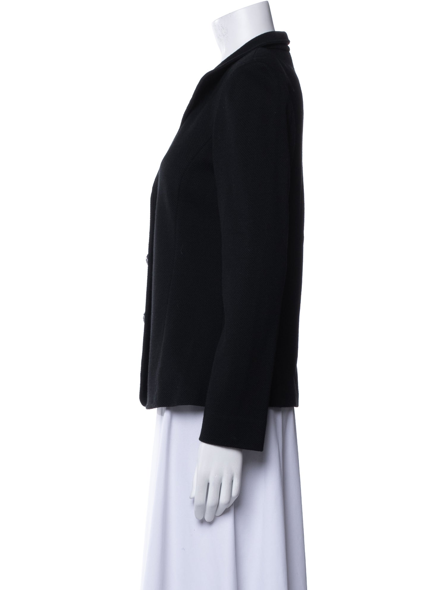 St. John Caviar Wool Blazer