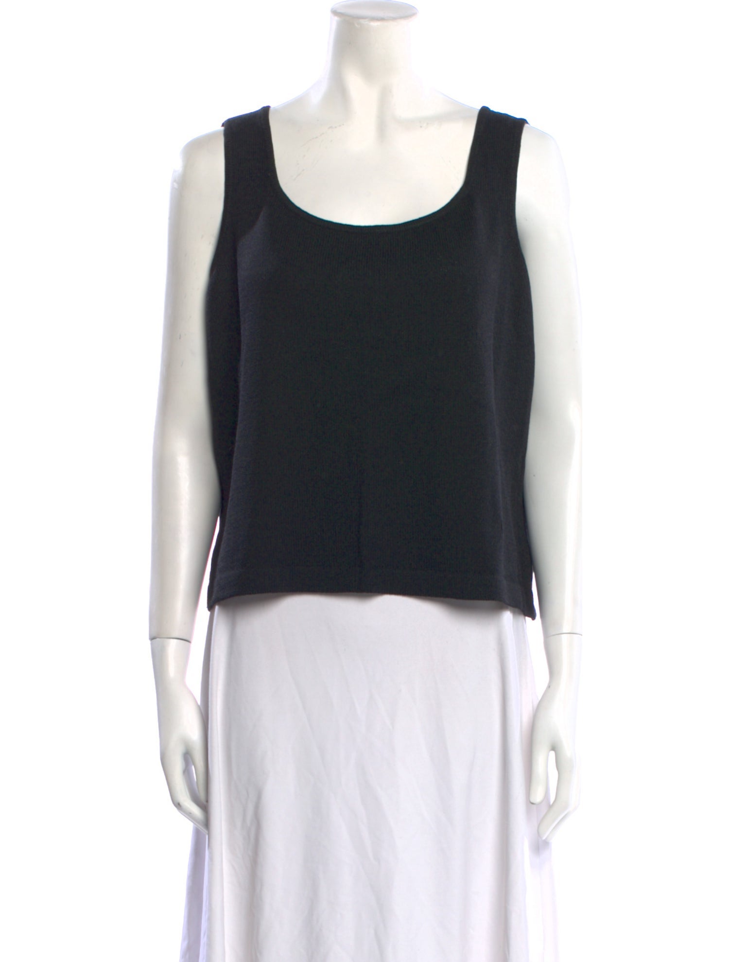 St. John Caviar Wool Scoop Neck Sweater