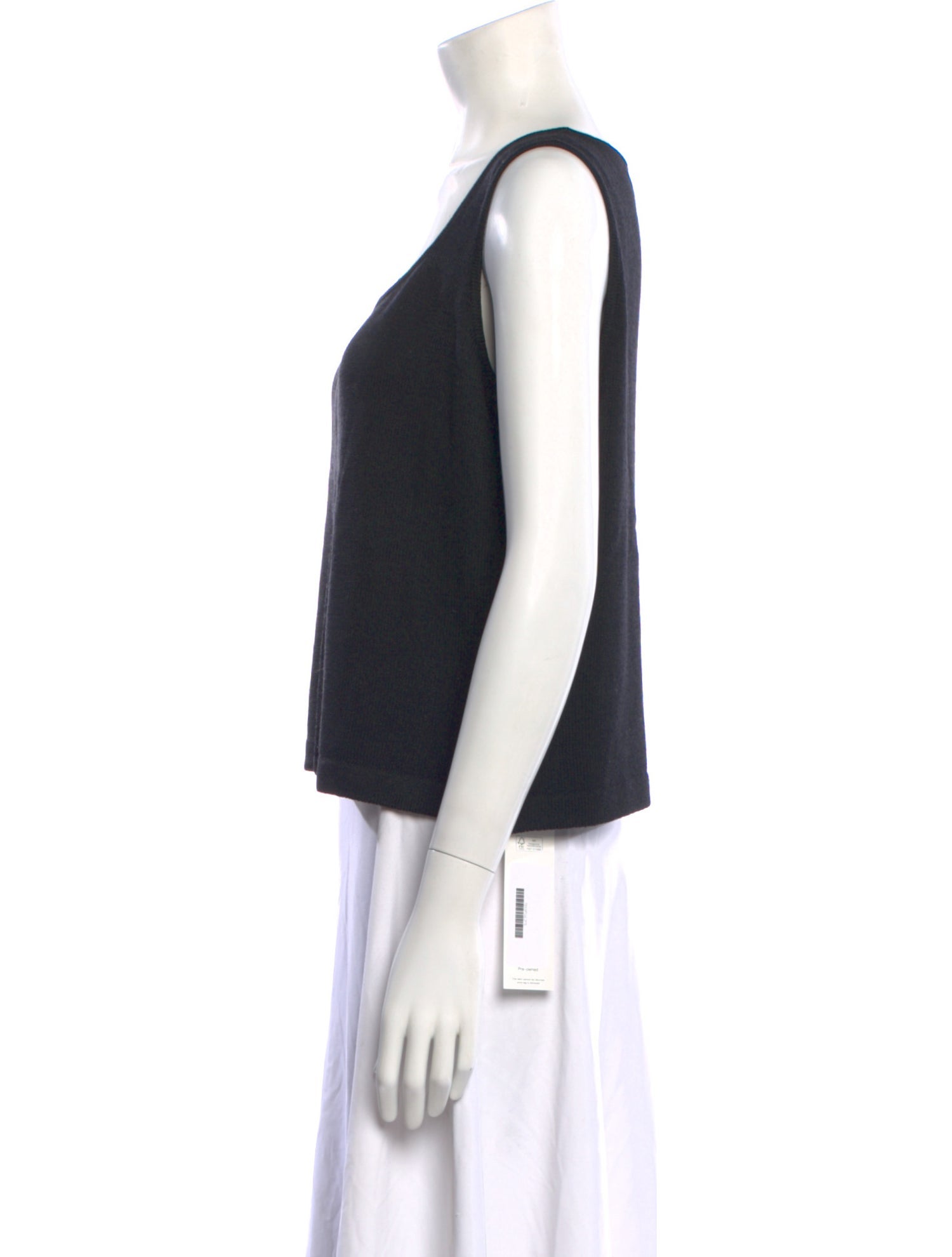 St. John Caviar Wool Scoop Neck Sweater