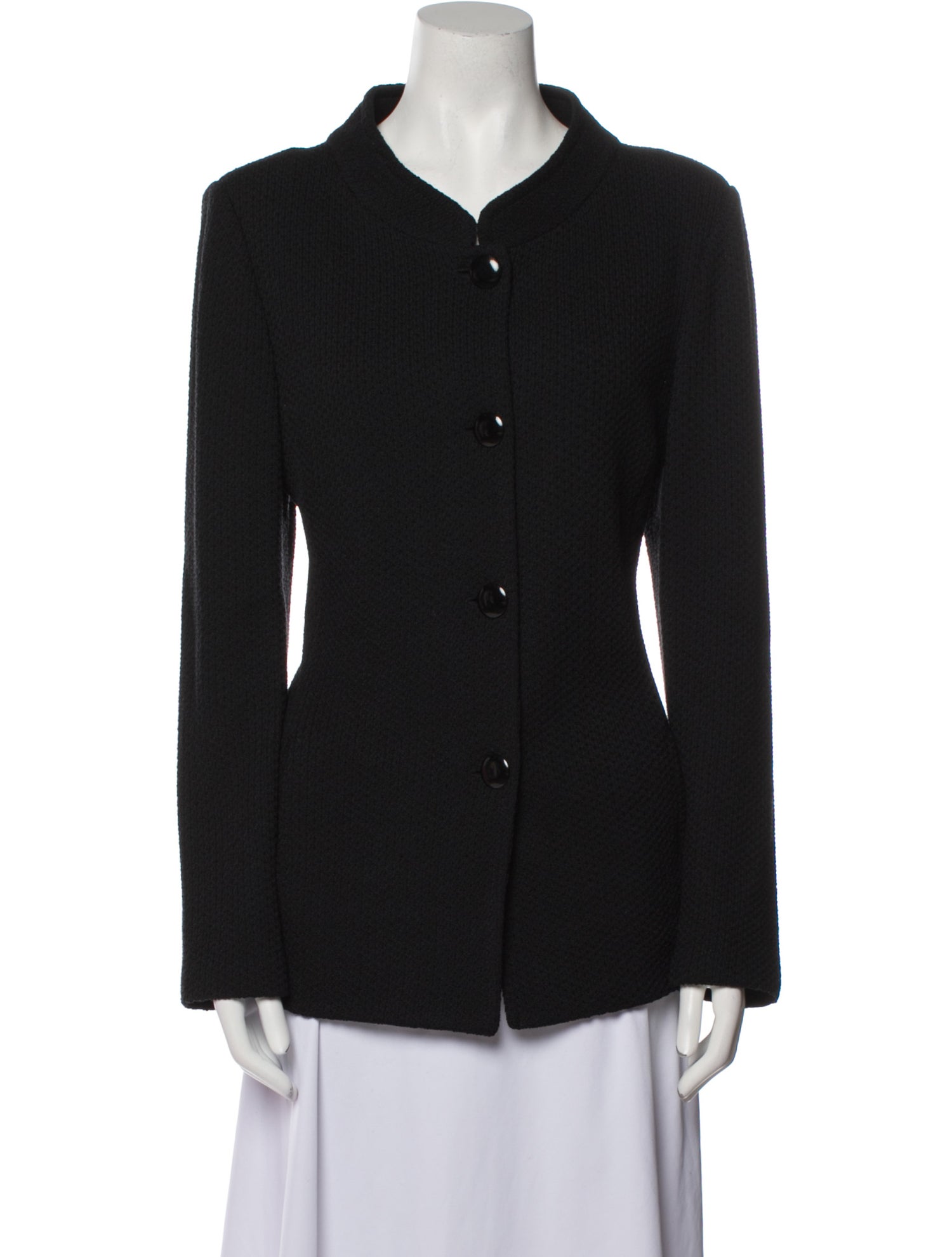 St. John Caviar Wool Blazer