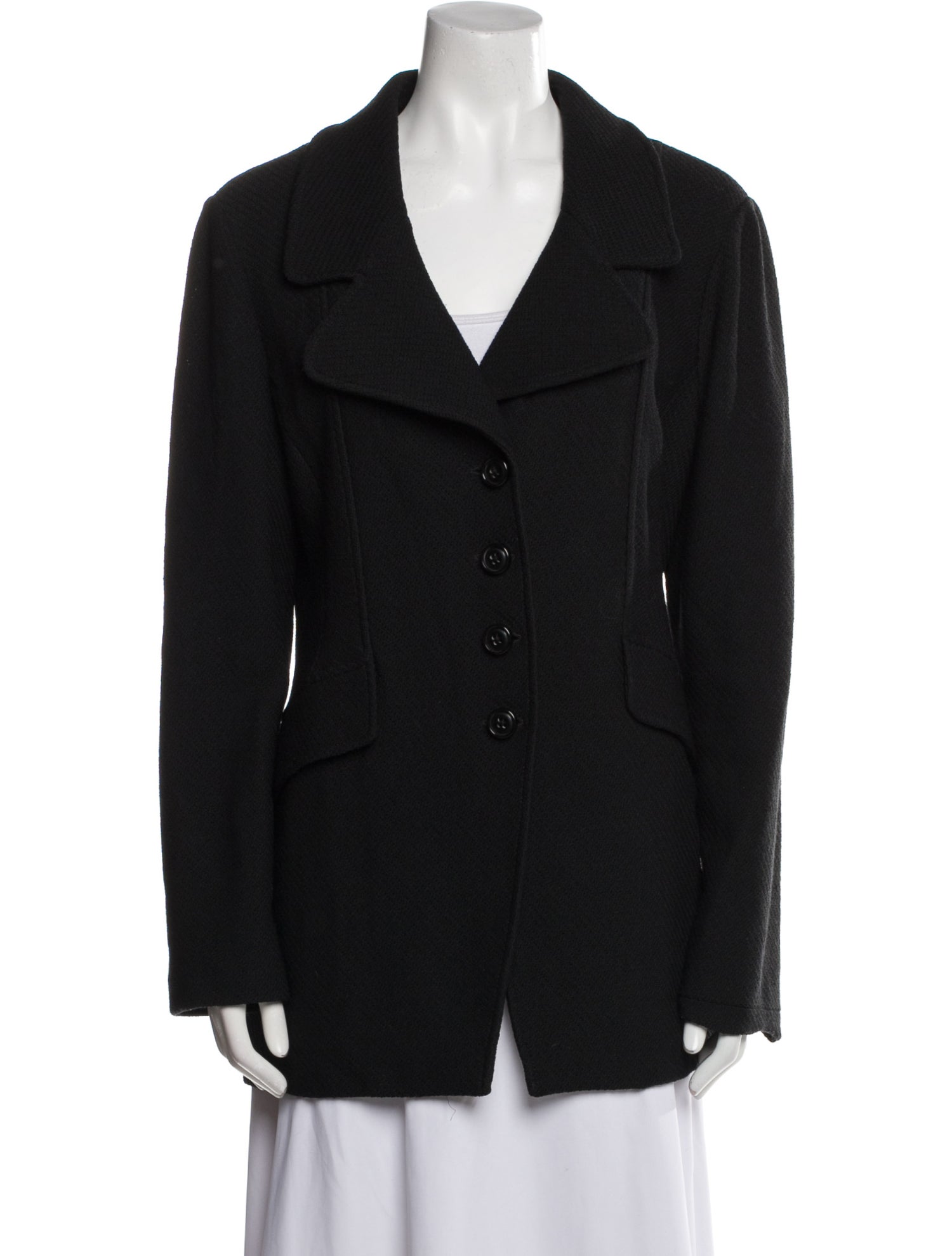 St. John Caviar Wool Blazer