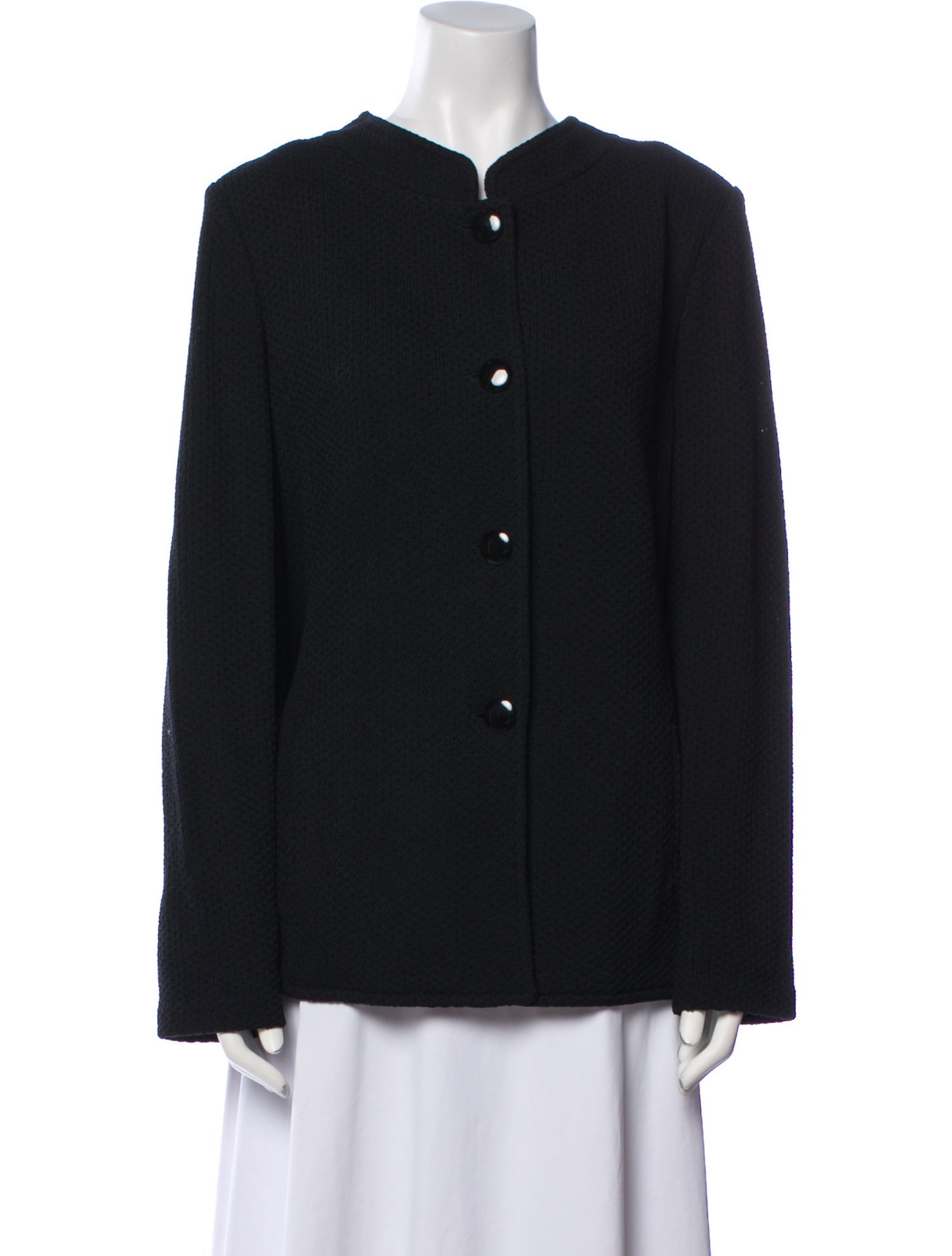 St. John Caviar Wool Coat