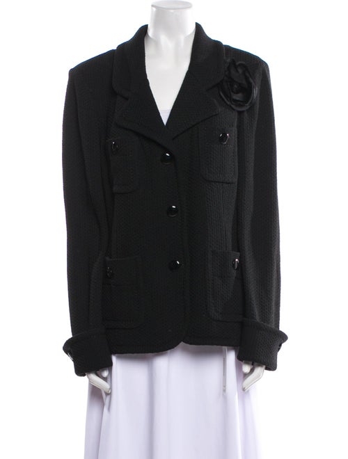 St. John Caviar Wool Utility Jacket