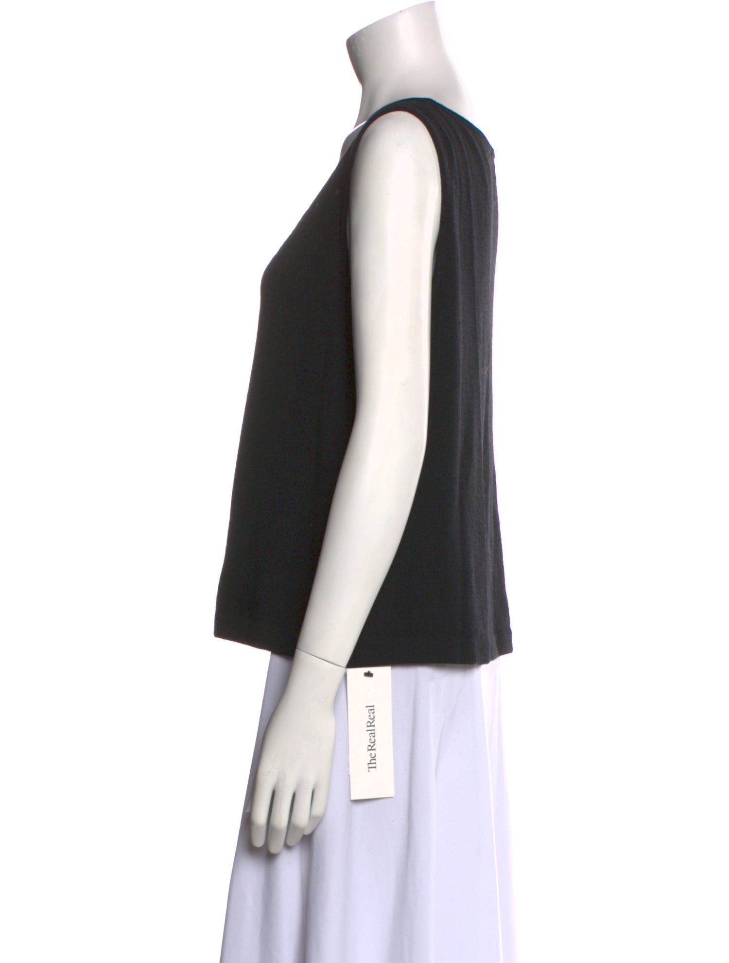 St. John Caviar Wool Scoop Neck Sweater