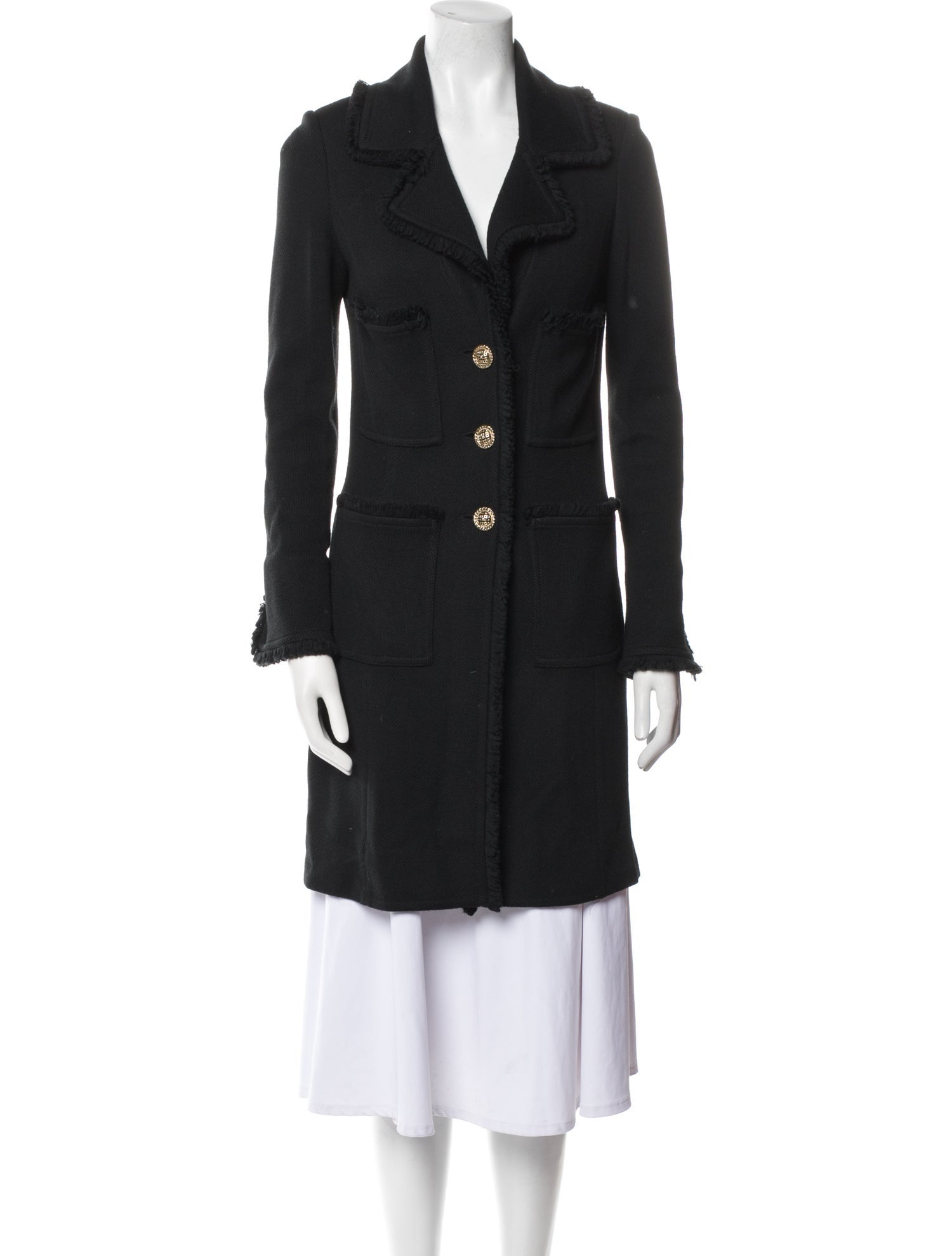 St. John Caviar Wool Coat