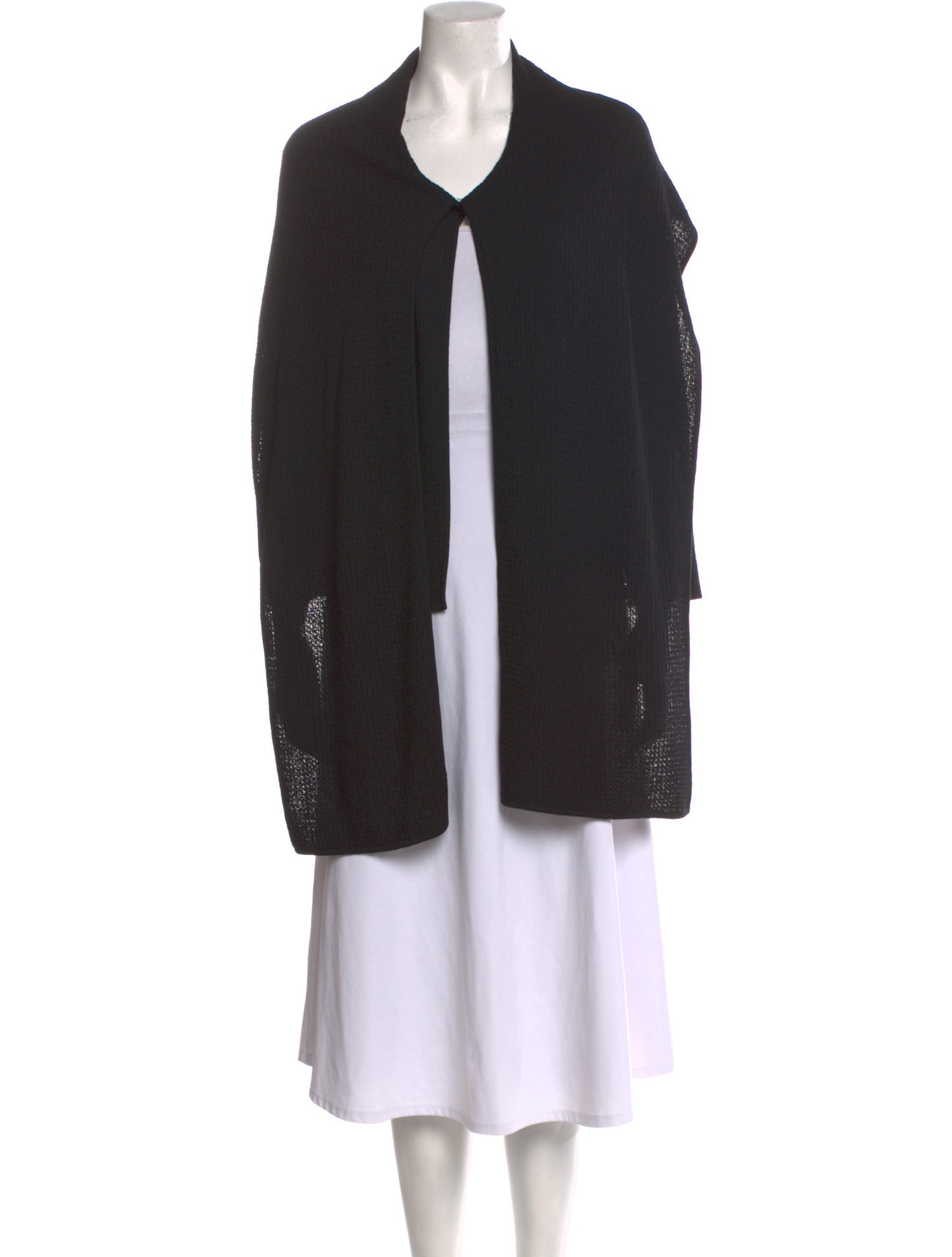 St. John Caviar Wool V-Neck Sweater