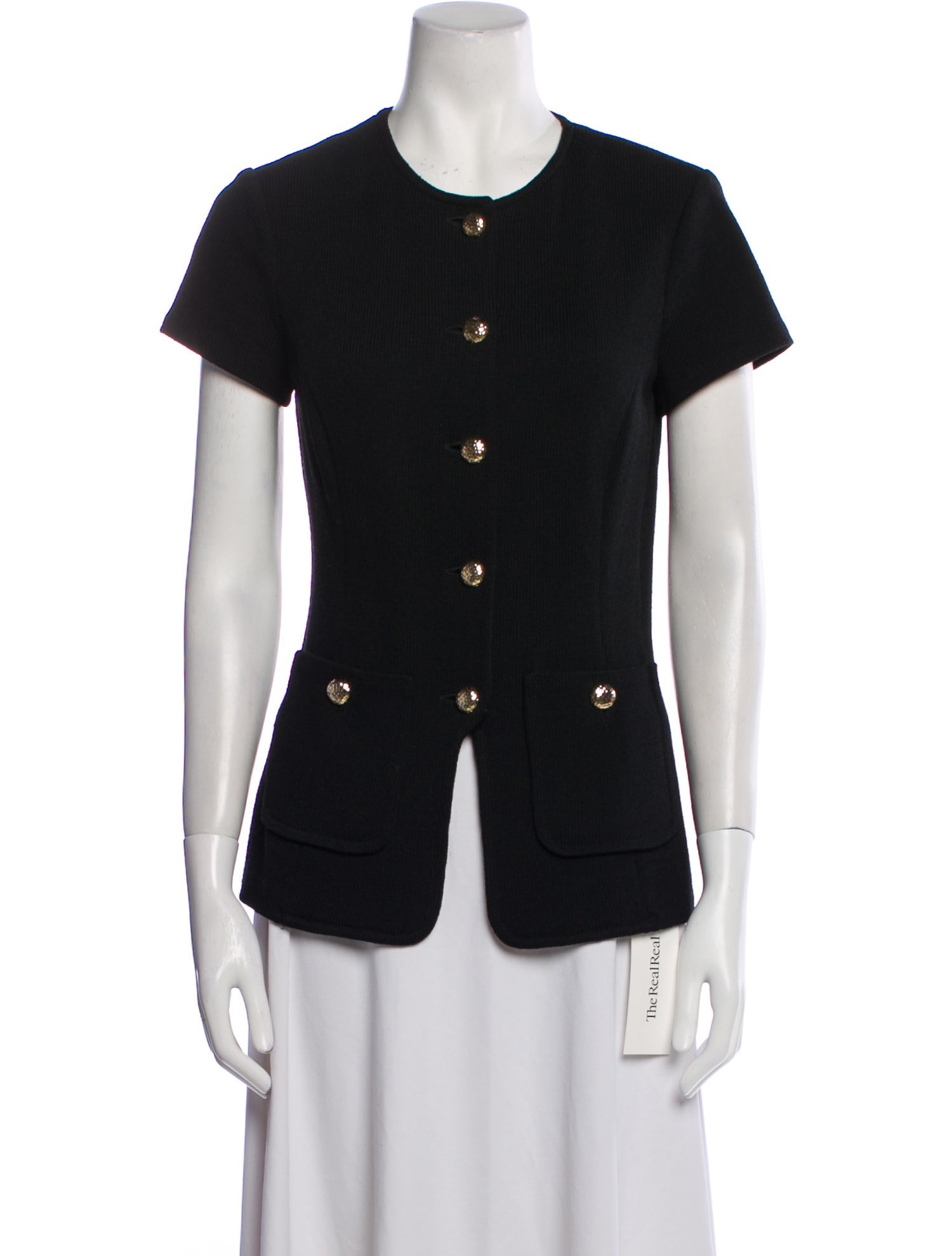 St. John Caviar Wool Evening Jacket