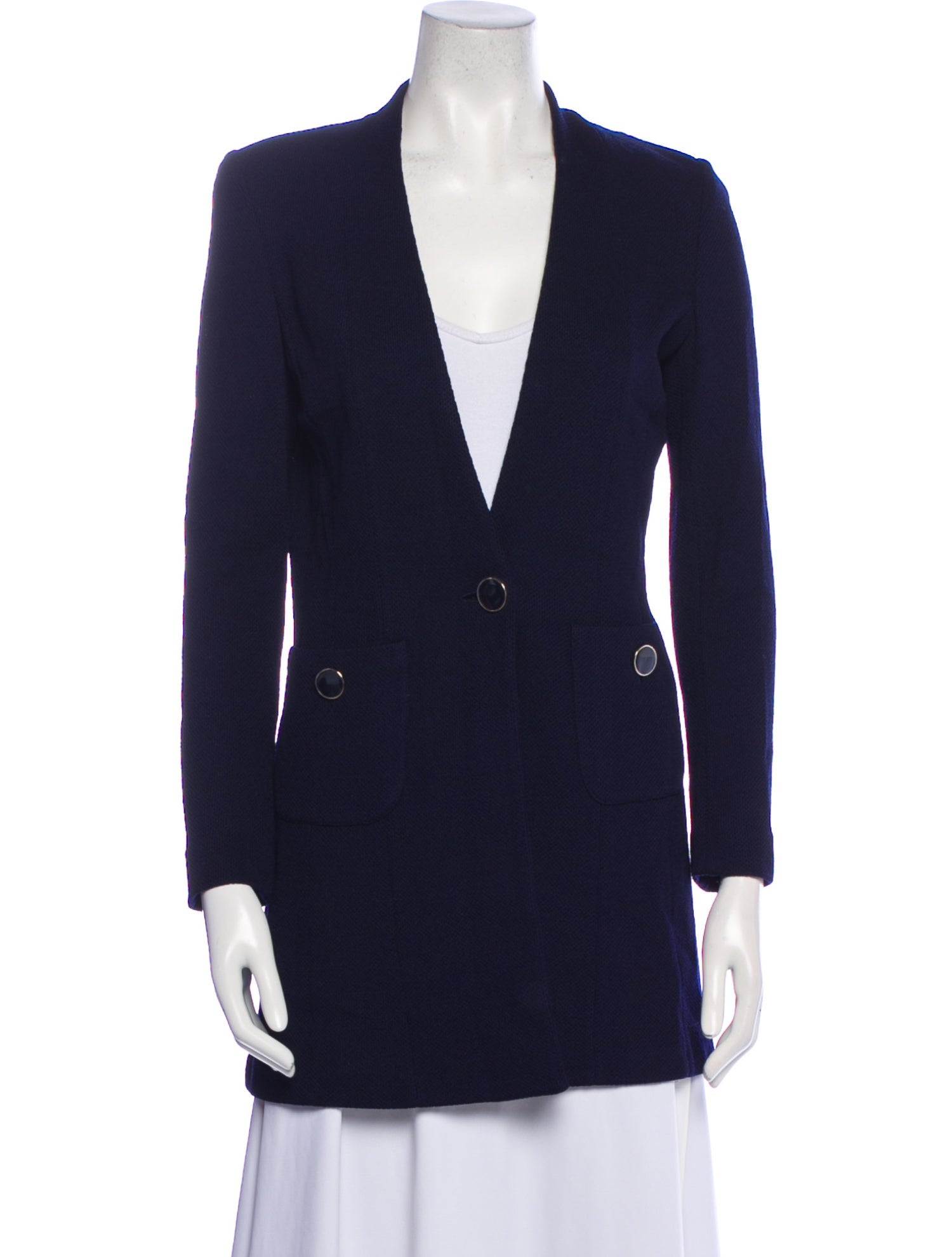 St. John Caviar Wool Blazer