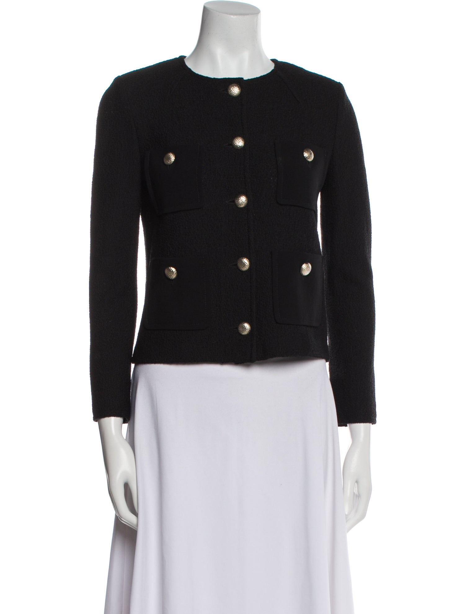 St. John Caviar Wool Evening Jacket