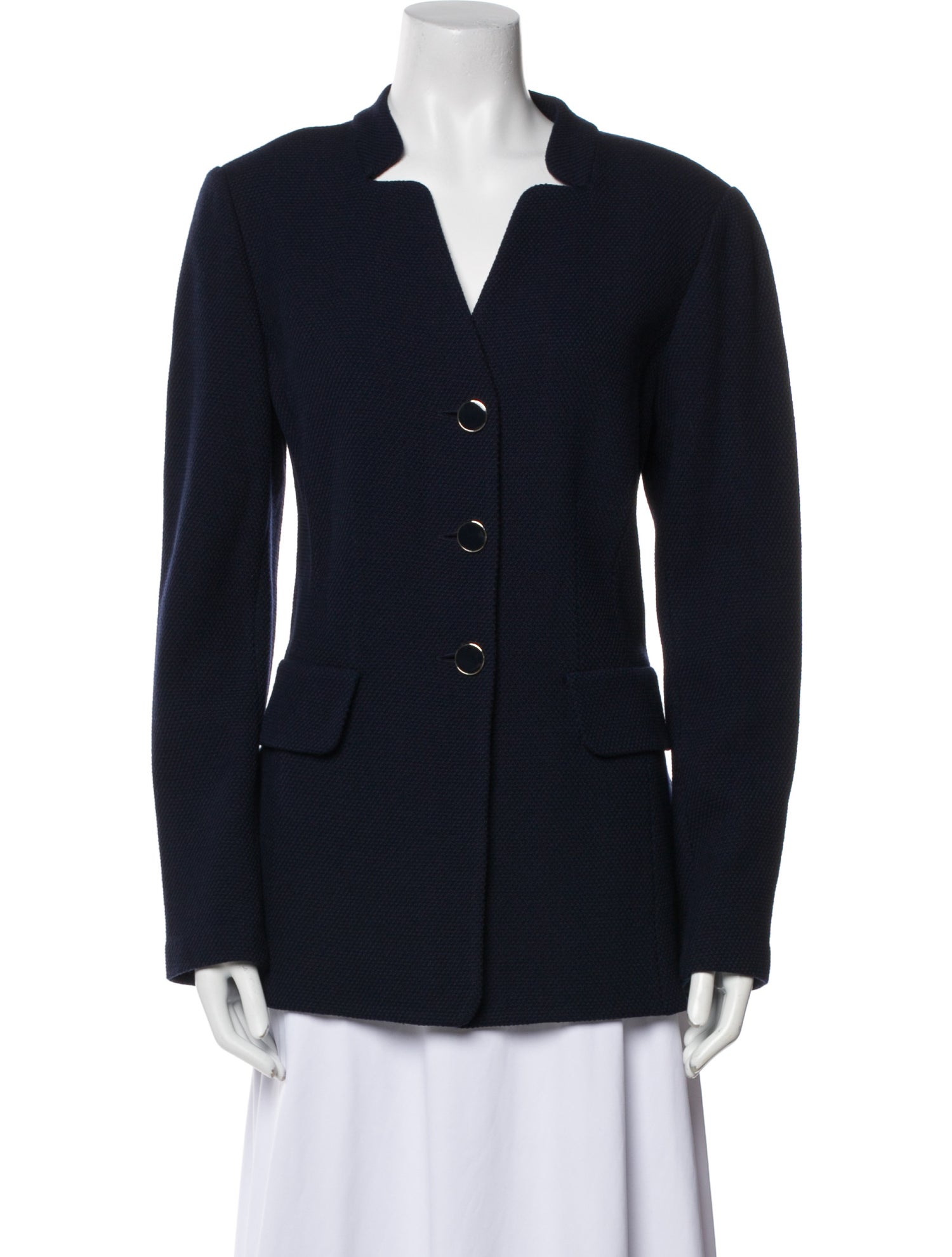 St. John Caviar Wool Blazer