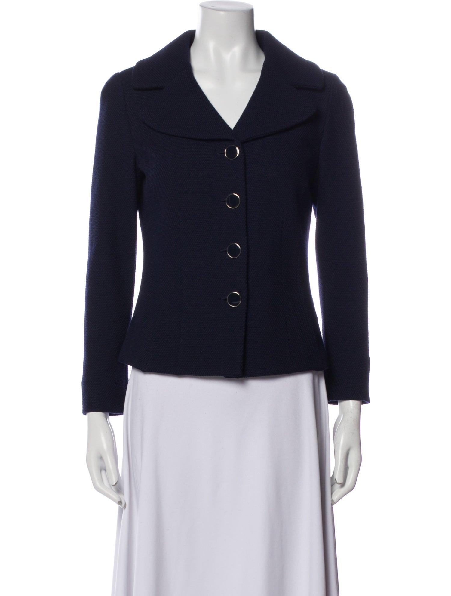 St. John Caviar Wool Blazer