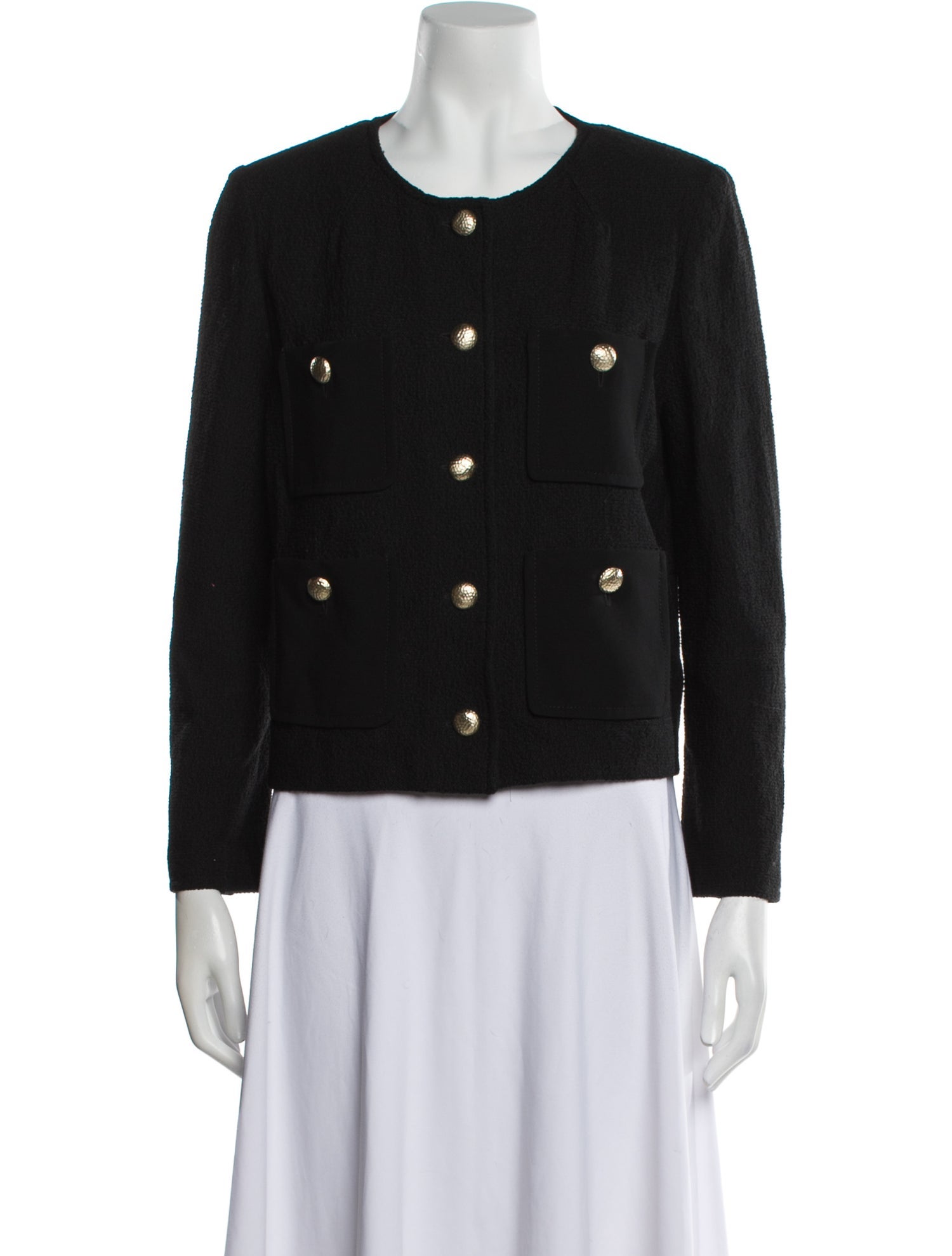 St. John Caviar Wool Evening Jacket