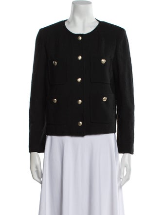 St. John Caviar Wool Evening Jacket