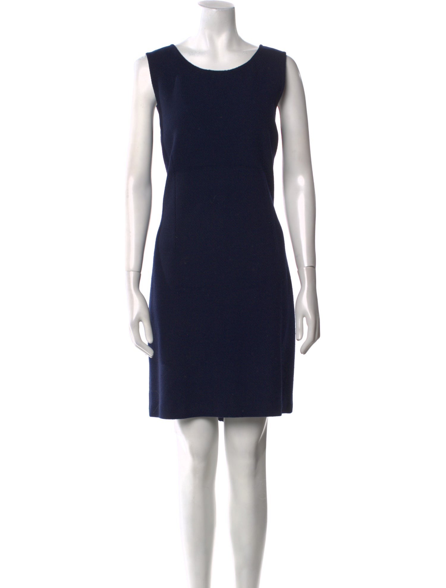 St. John Caviar Wool Mini Dress