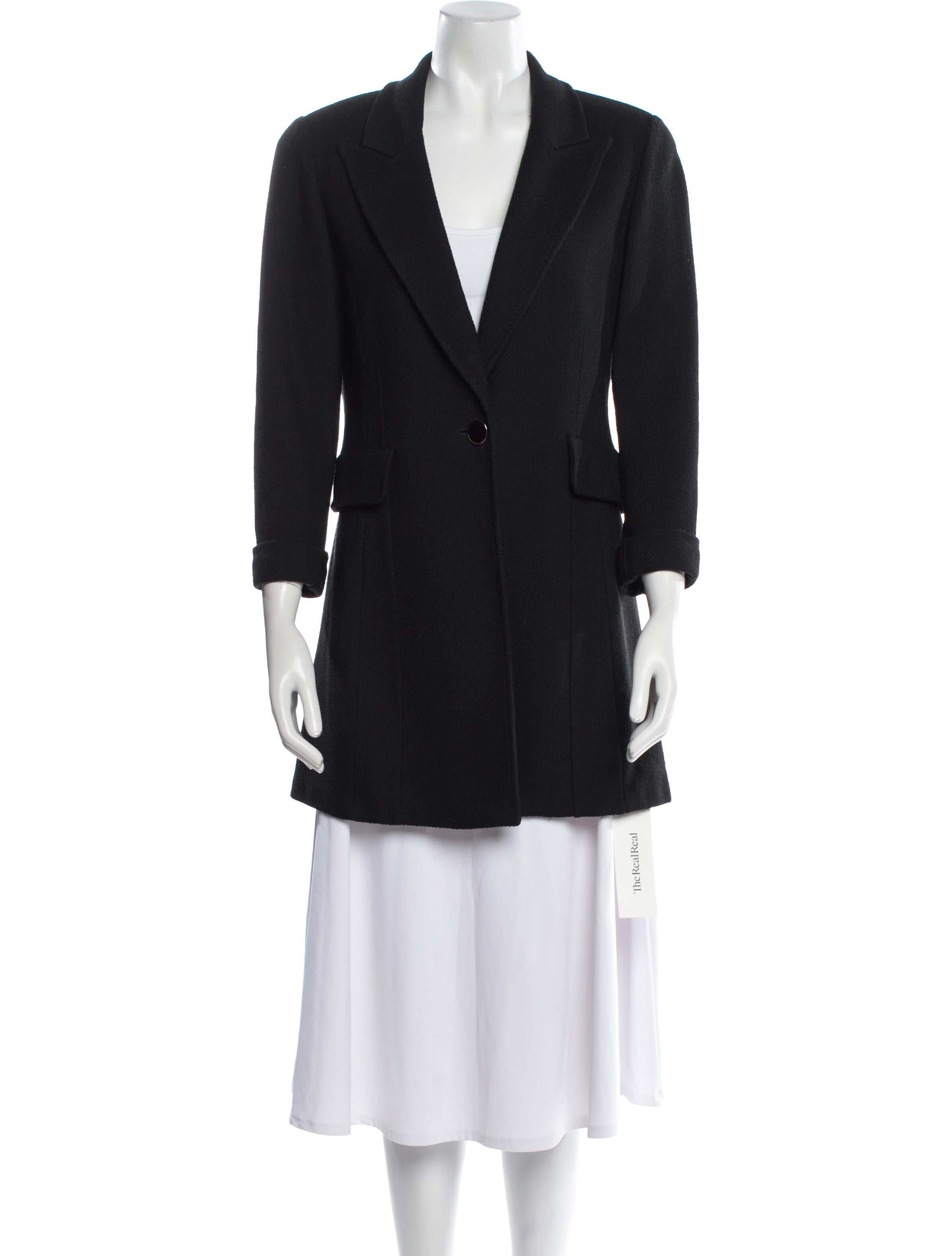 St. John Caviar Wool Blazer