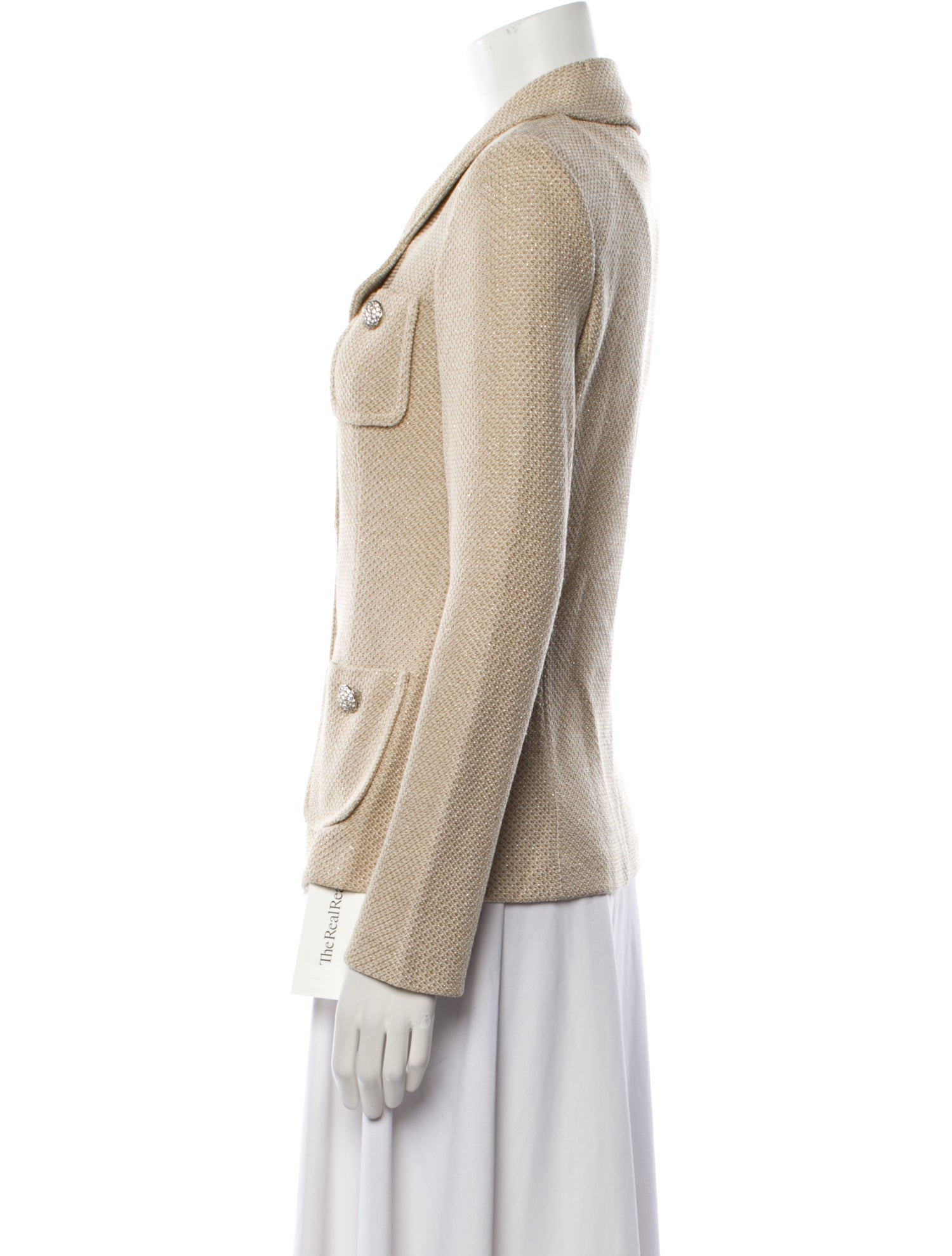 St. John Caviar Wool Blazer