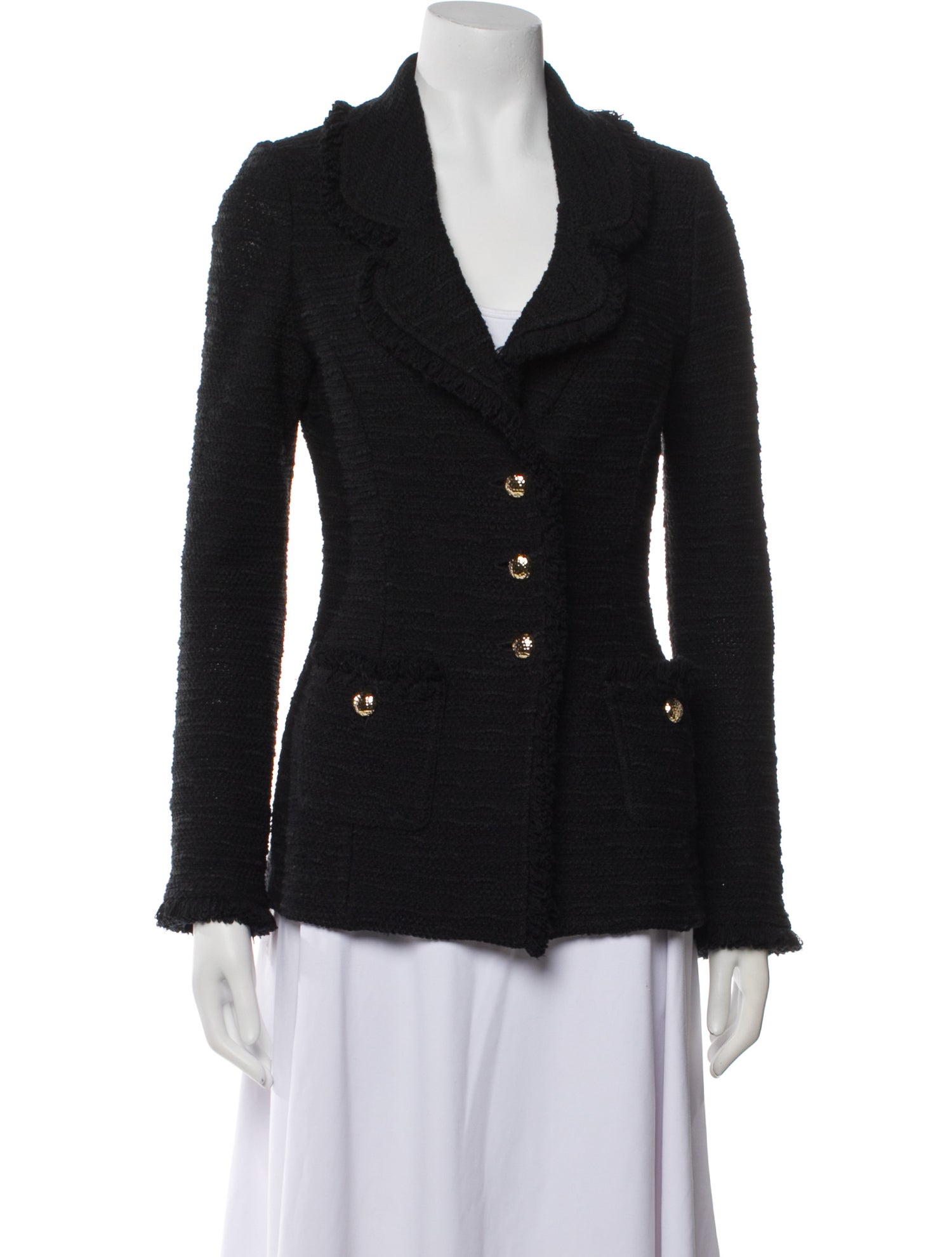 St. John Caviar Wool Blazer