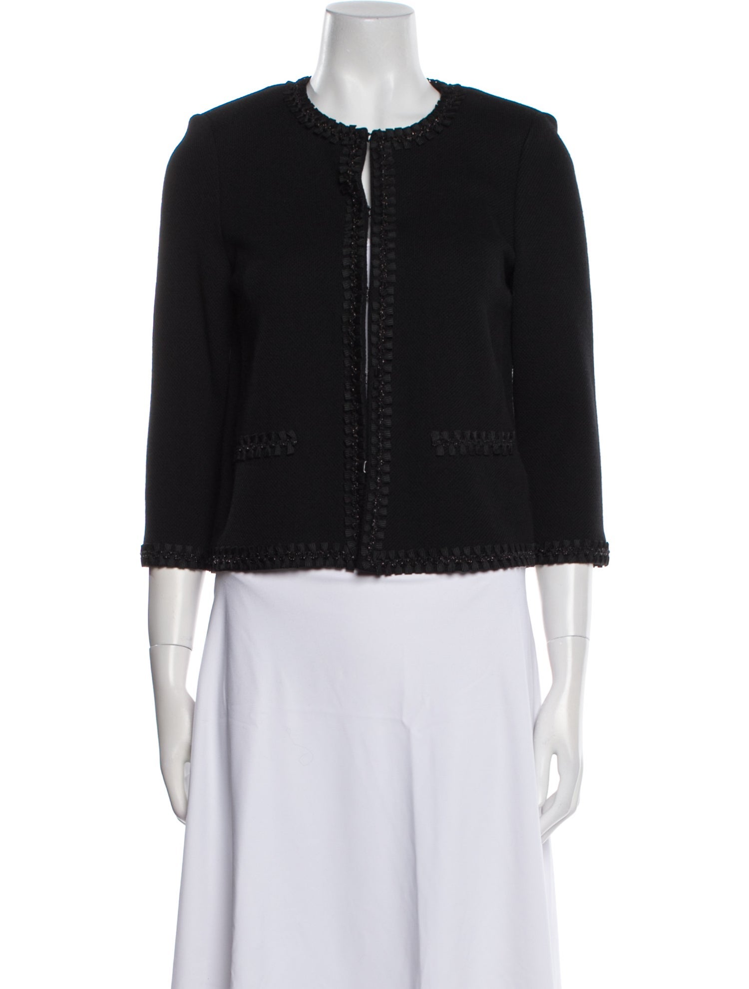 St. John Caviar Wool Evening Jacket