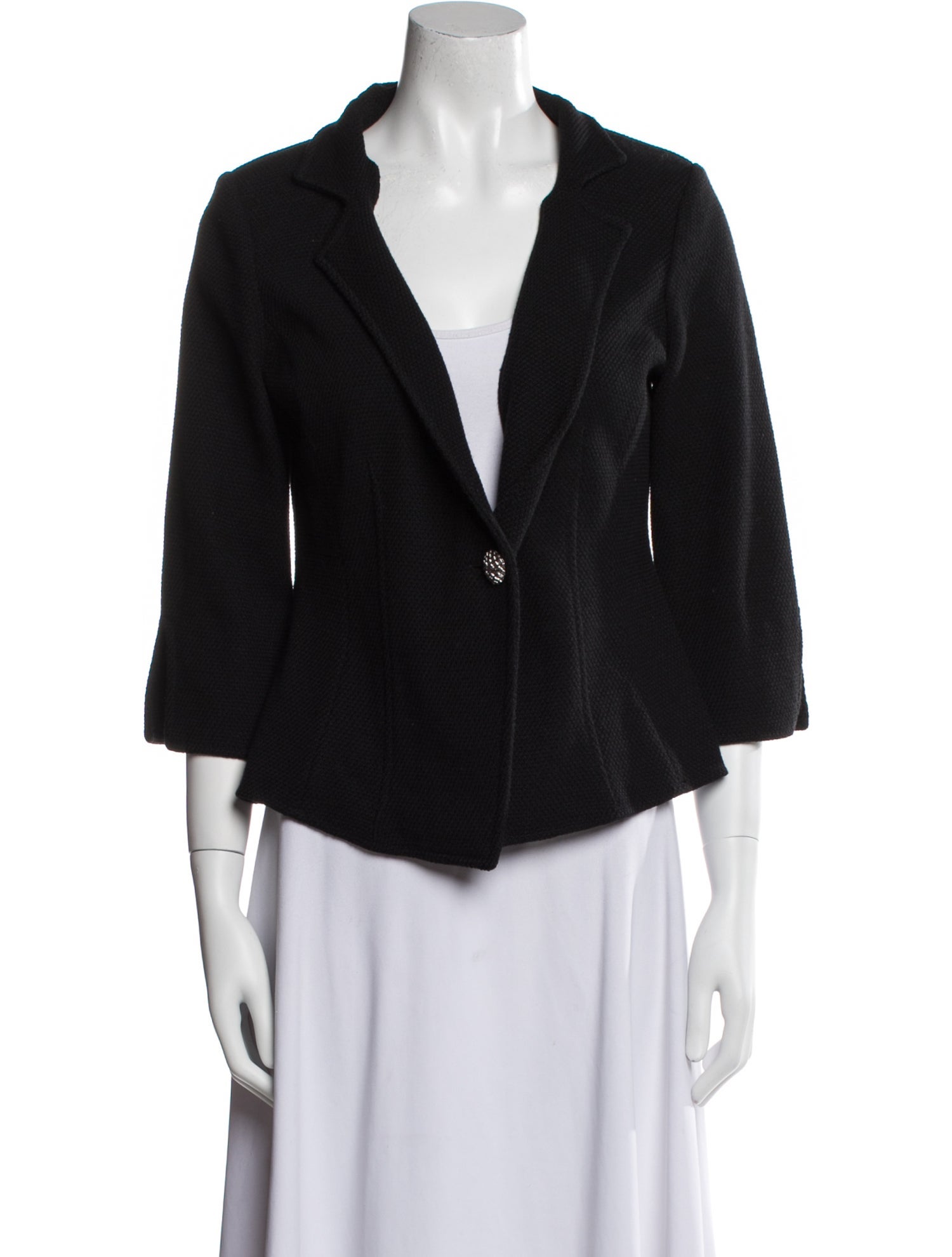 St. John Caviar Wool Blazer