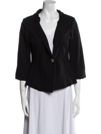 St. John Caviar Wool Blazer