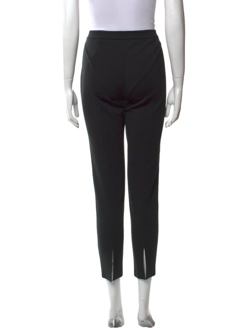 St. John Caviar Wool Skinny Leg Pants