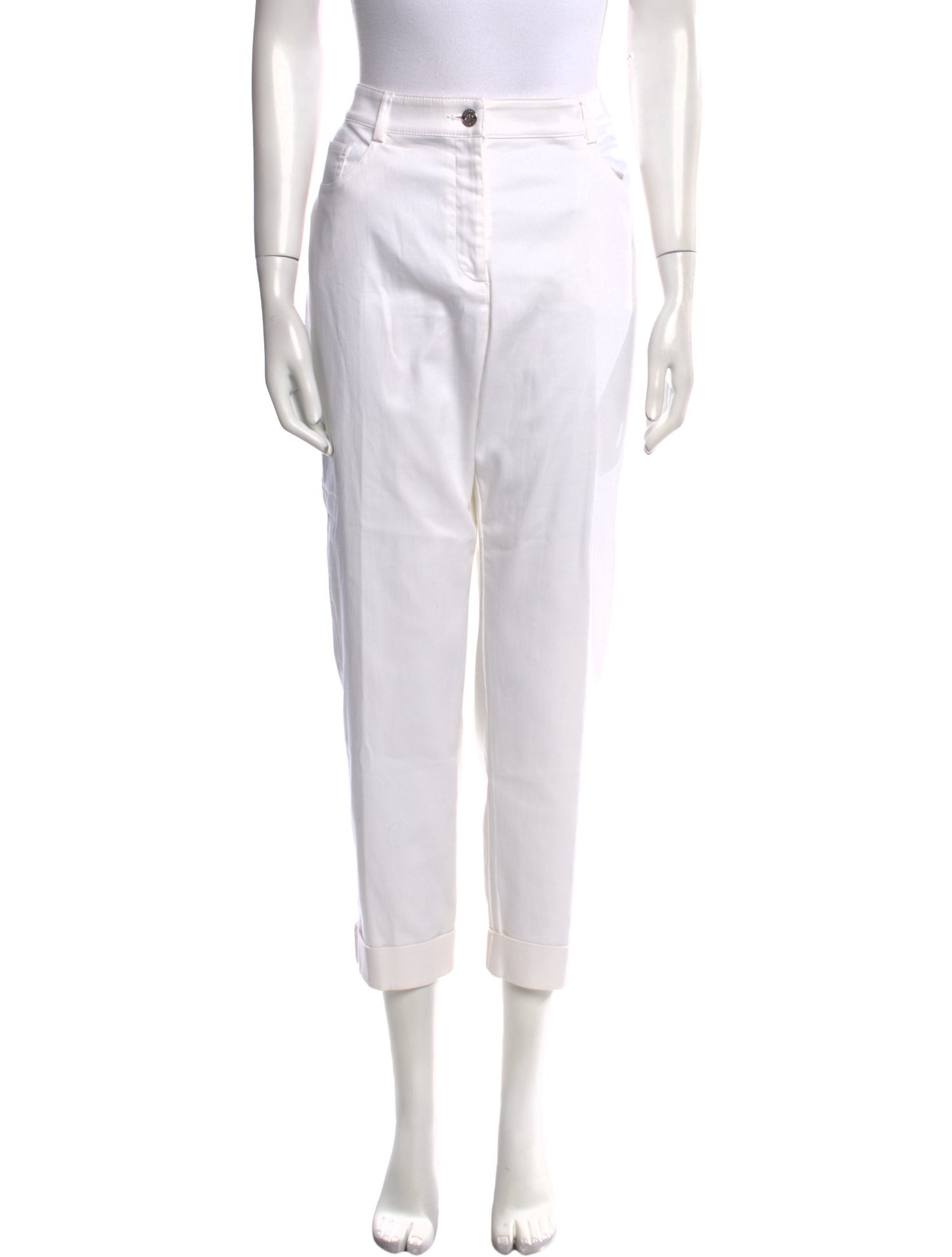 St. John Caviar Straight Leg Pants