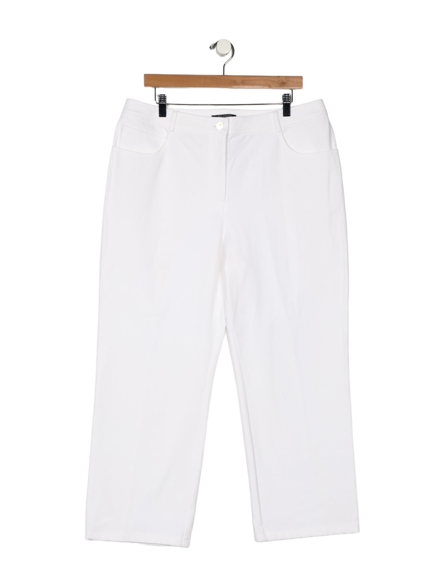 St. John Caviar High-Rise Skinny Leg Jeans