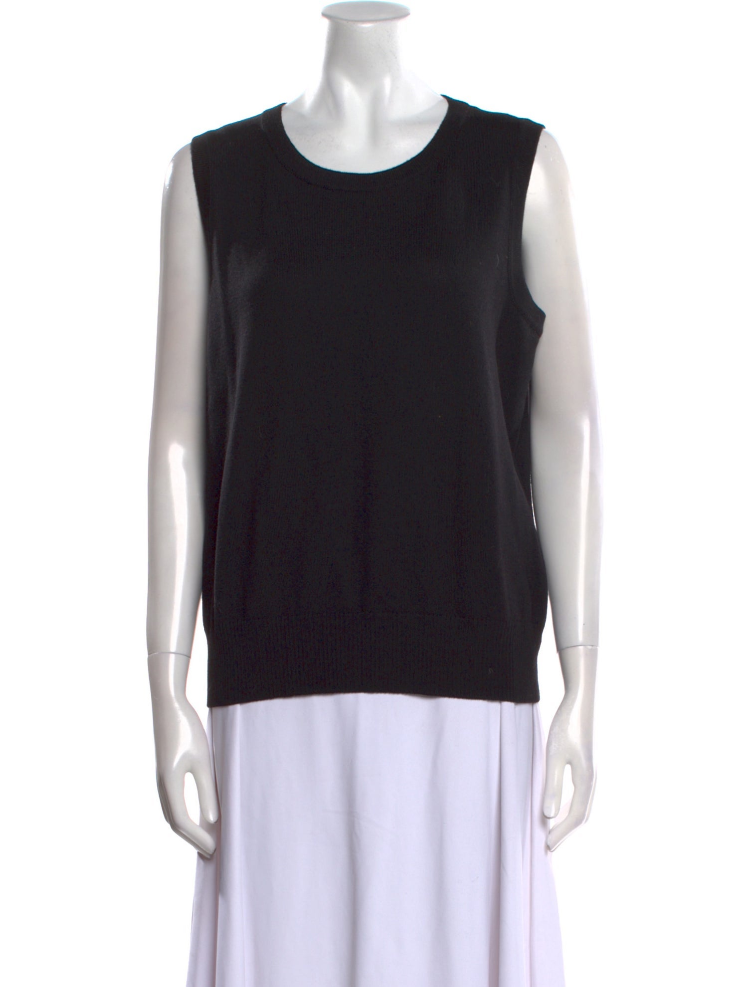 St. John Caviar Wool Scoop Neck Sweater