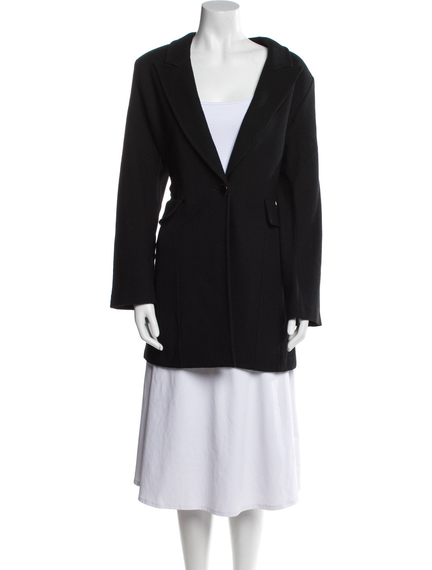 St. John Caviar Wool Blazer