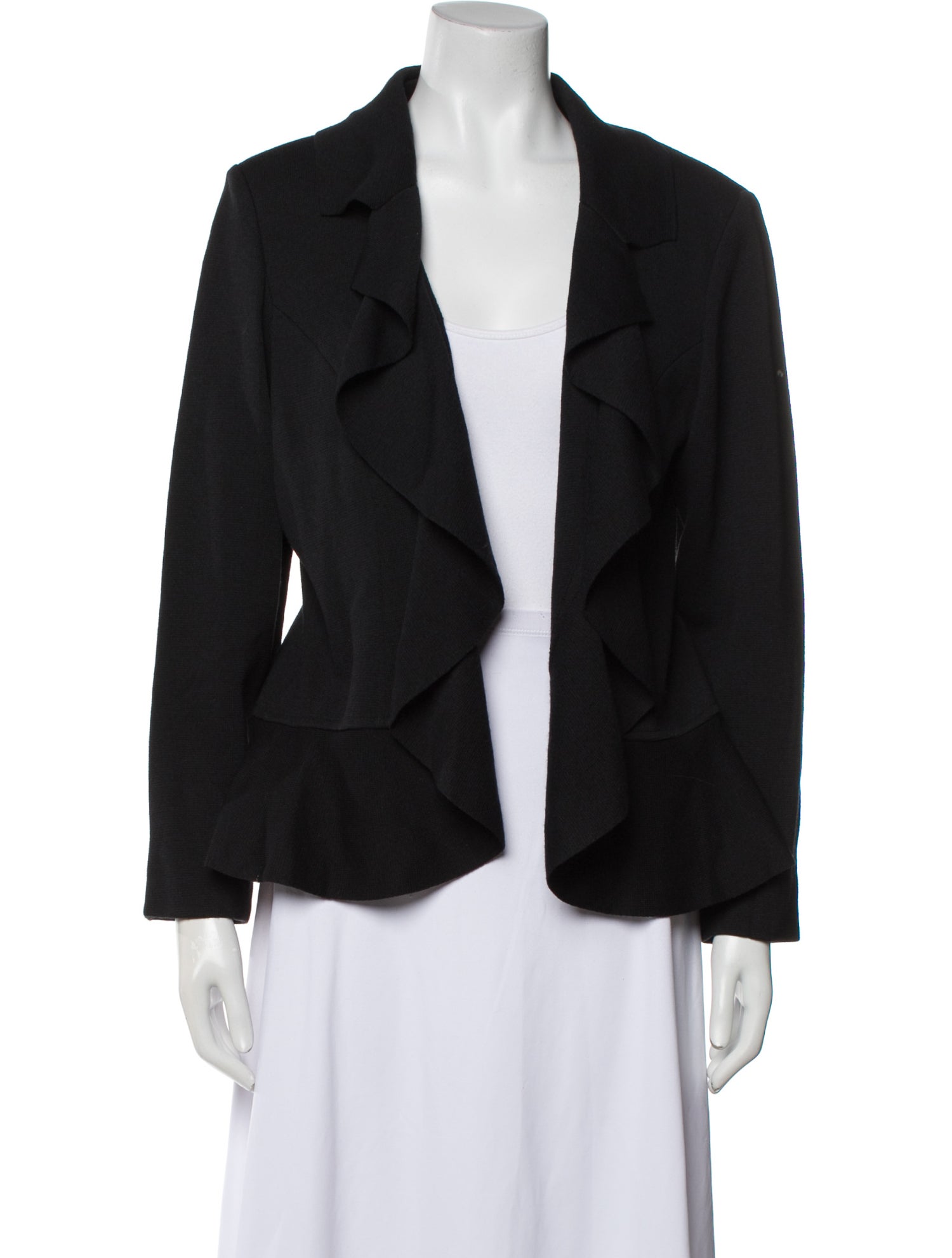 St. John Caviar Wool Blazer