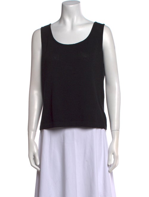 St. John Caviar Wool Scoop Neck Sweater