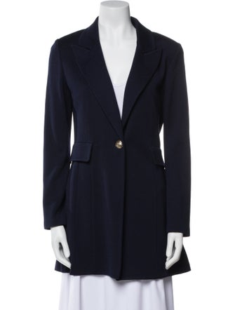 St. John Caviar Wool Coat