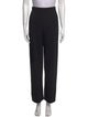 St. John Caviar Wool Wide Leg Pants