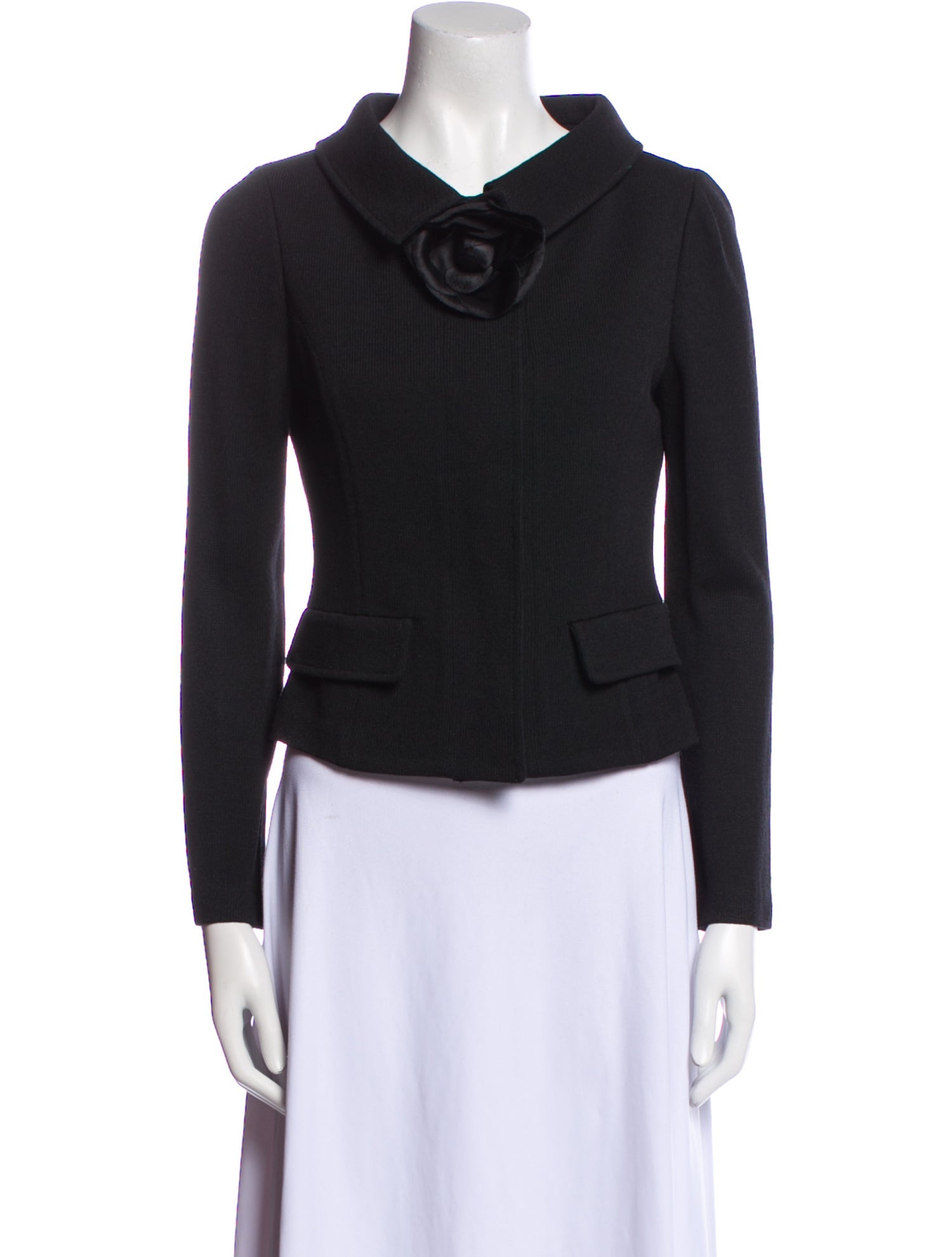 St. John Caviar Wool Evening Jacket