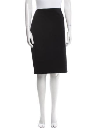 St. John Caviar Knee-Length Skirt