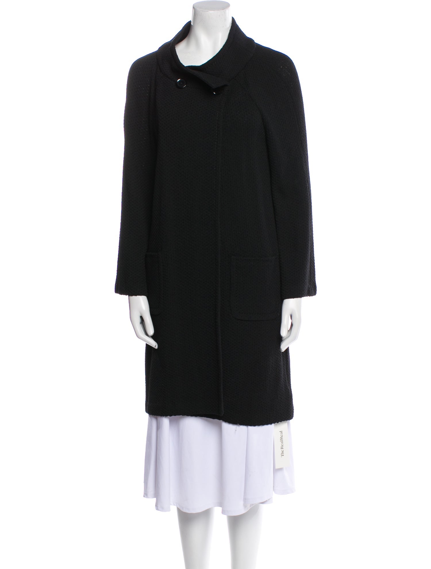St. John Caviar Wool Coat