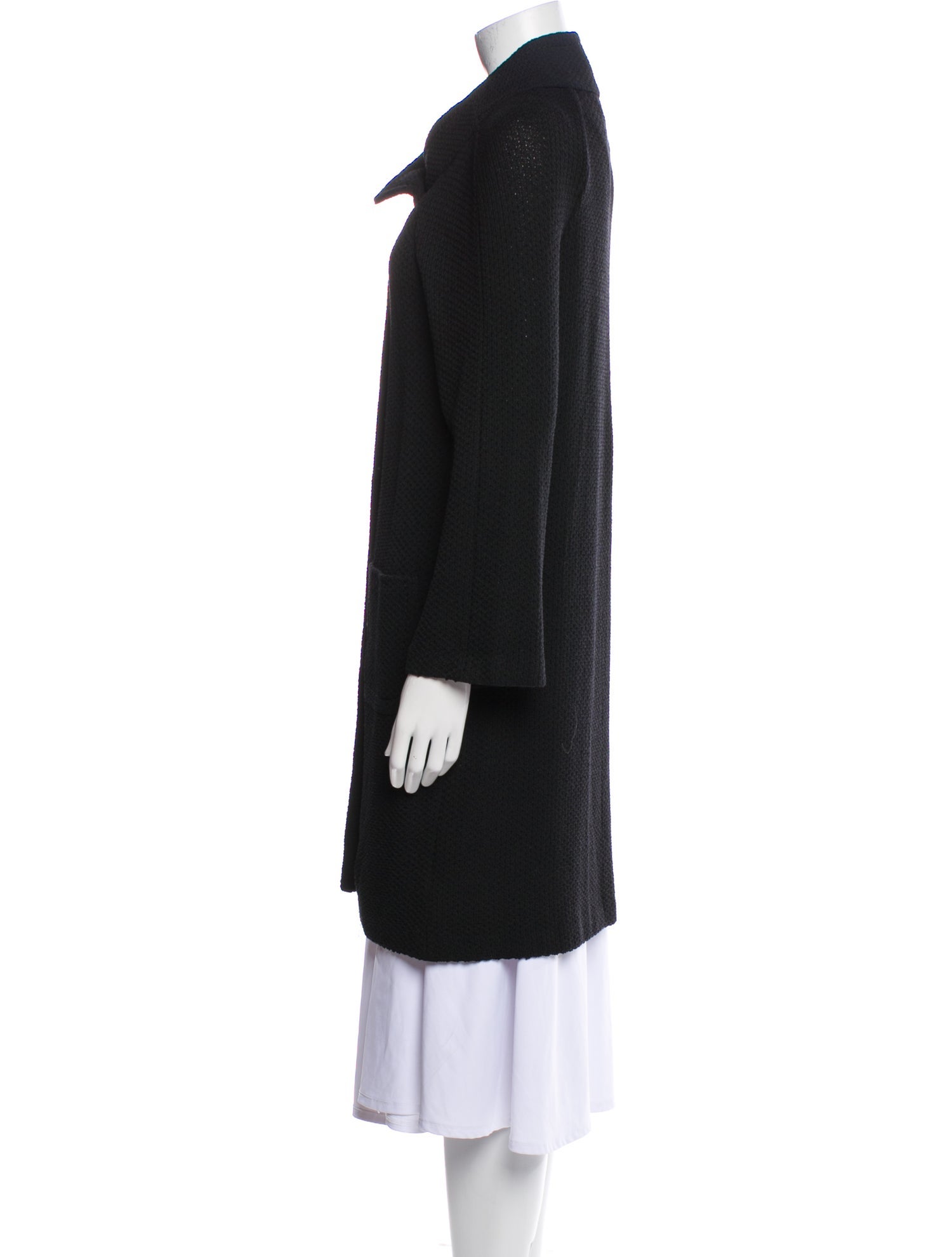 St. John Caviar Wool Coat