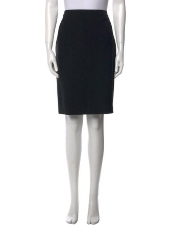 St. John Caviar Knee-Length Skirt