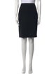 St. John Caviar Knee-Length Skirt